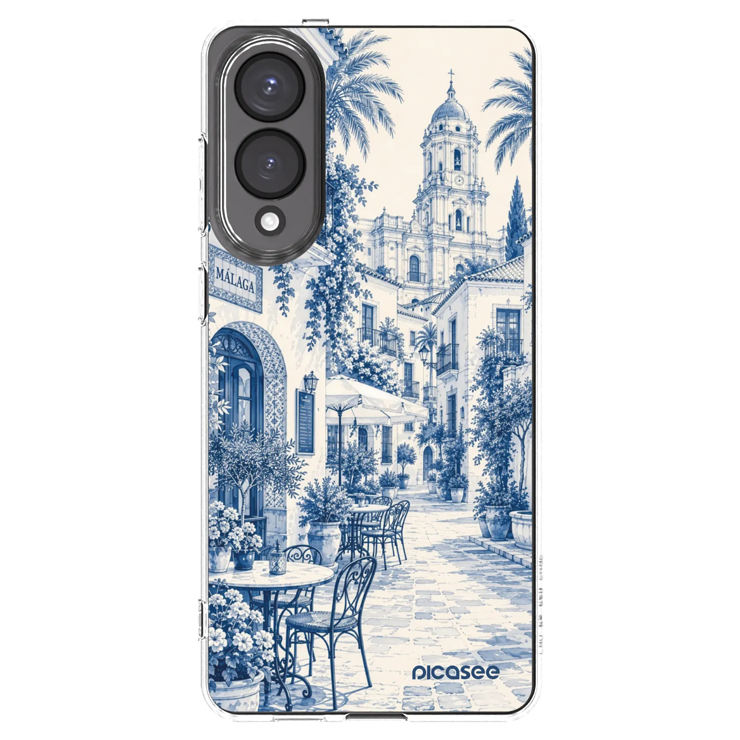 Picasee silikonski prozorni ovitek za Samsung Galaxy S25 Edge 5G - Calle Azul