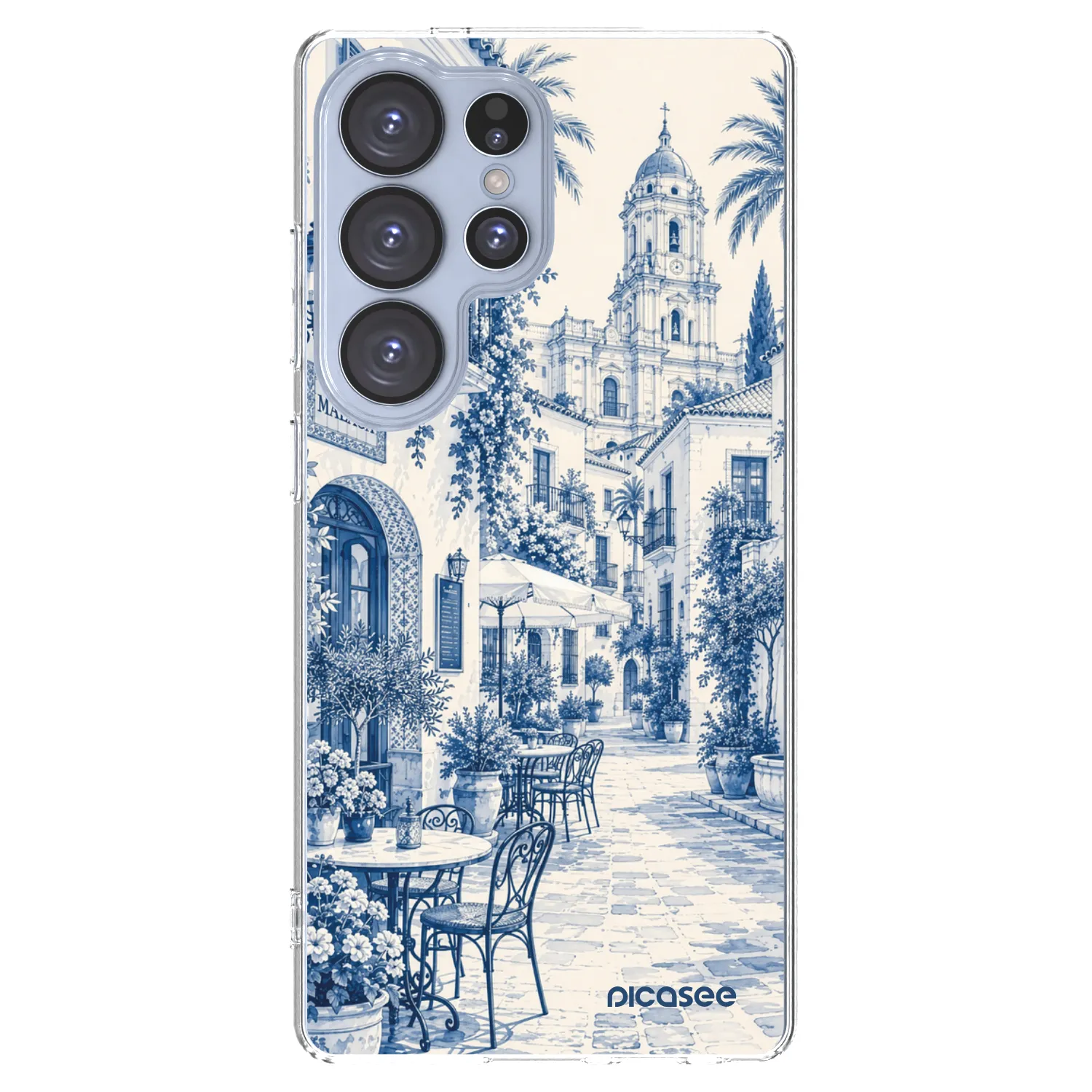 Picasee silikonski prozorni ovitek za Samsung Galaxy S25 Ultra 5G - Calle Azul