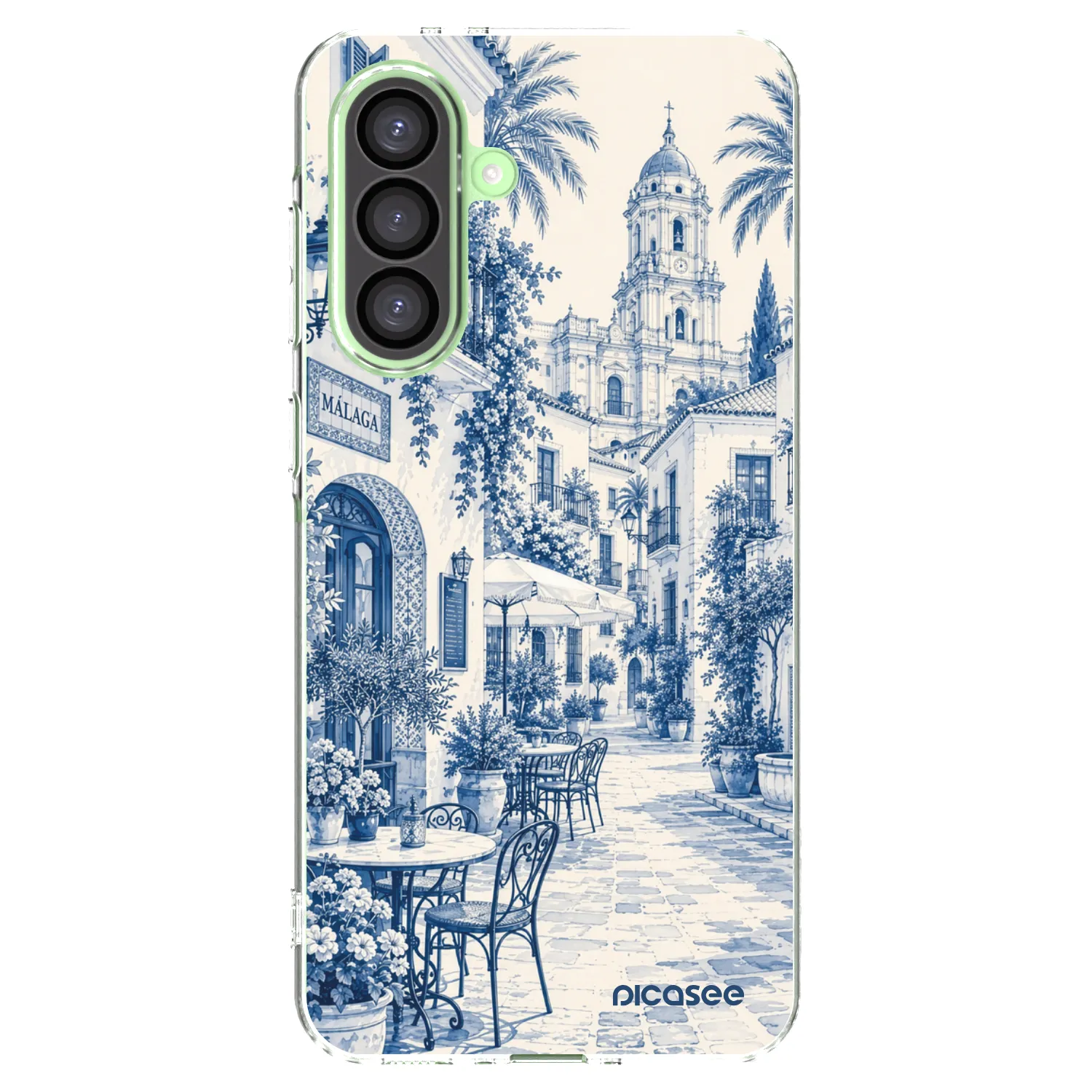 Picasee silikonski prozorni ovitek za Samsung Galaxy A26 5G A266B - Calle Azul