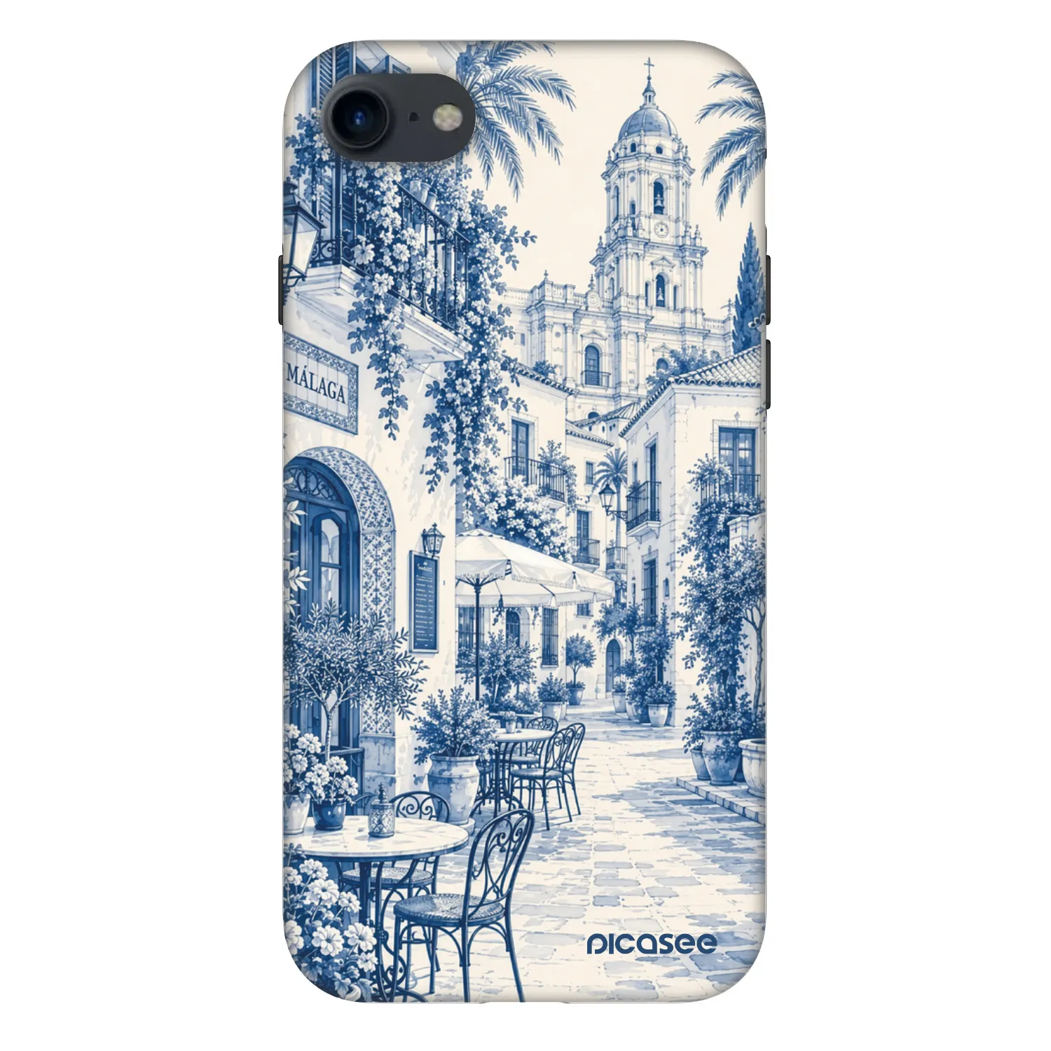 Picasee Fashion Case za Apple iPhone 8 - Calle Azul
