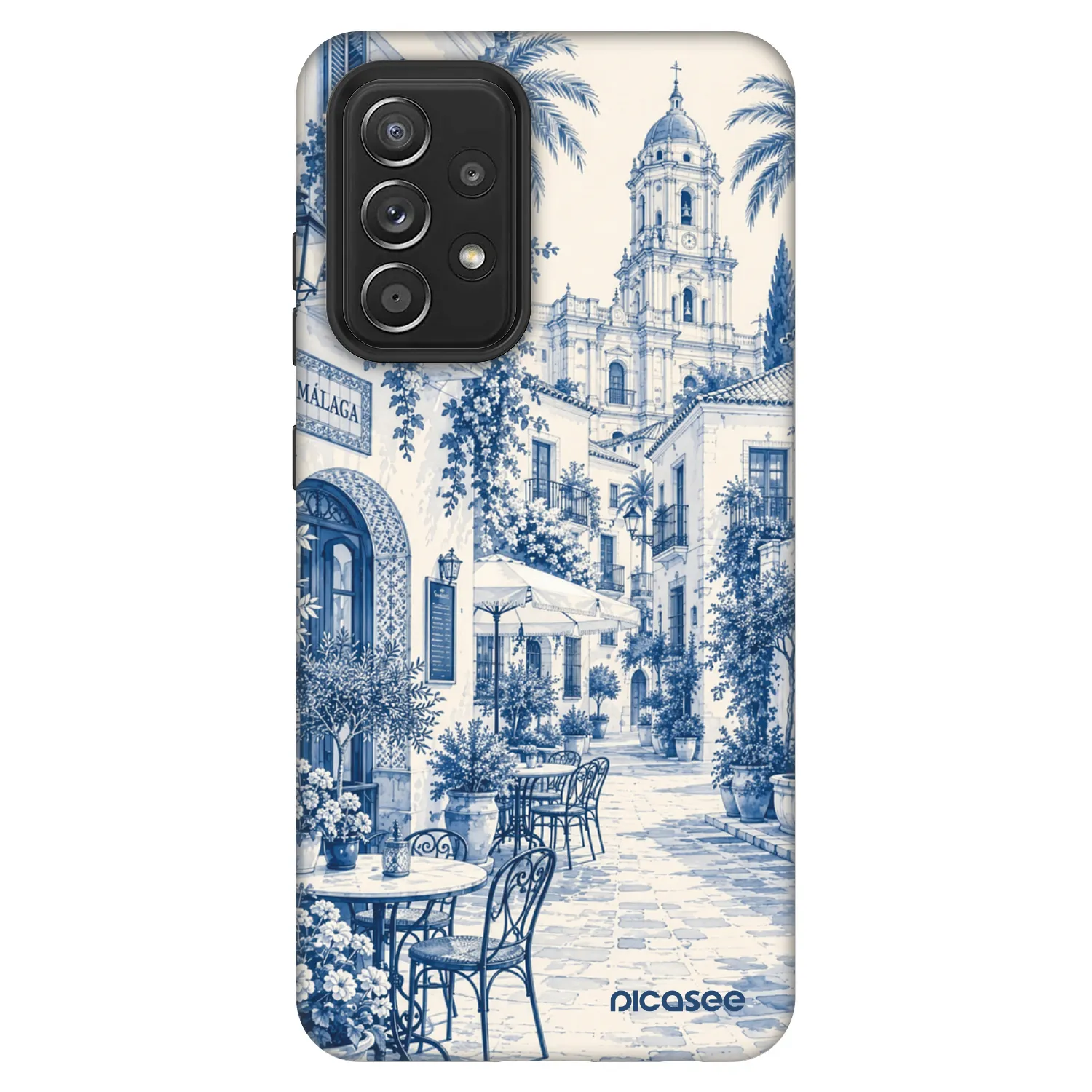 Picasee Fashion Case za Samsung Galaxy A52 5G A525F - Calle Azul