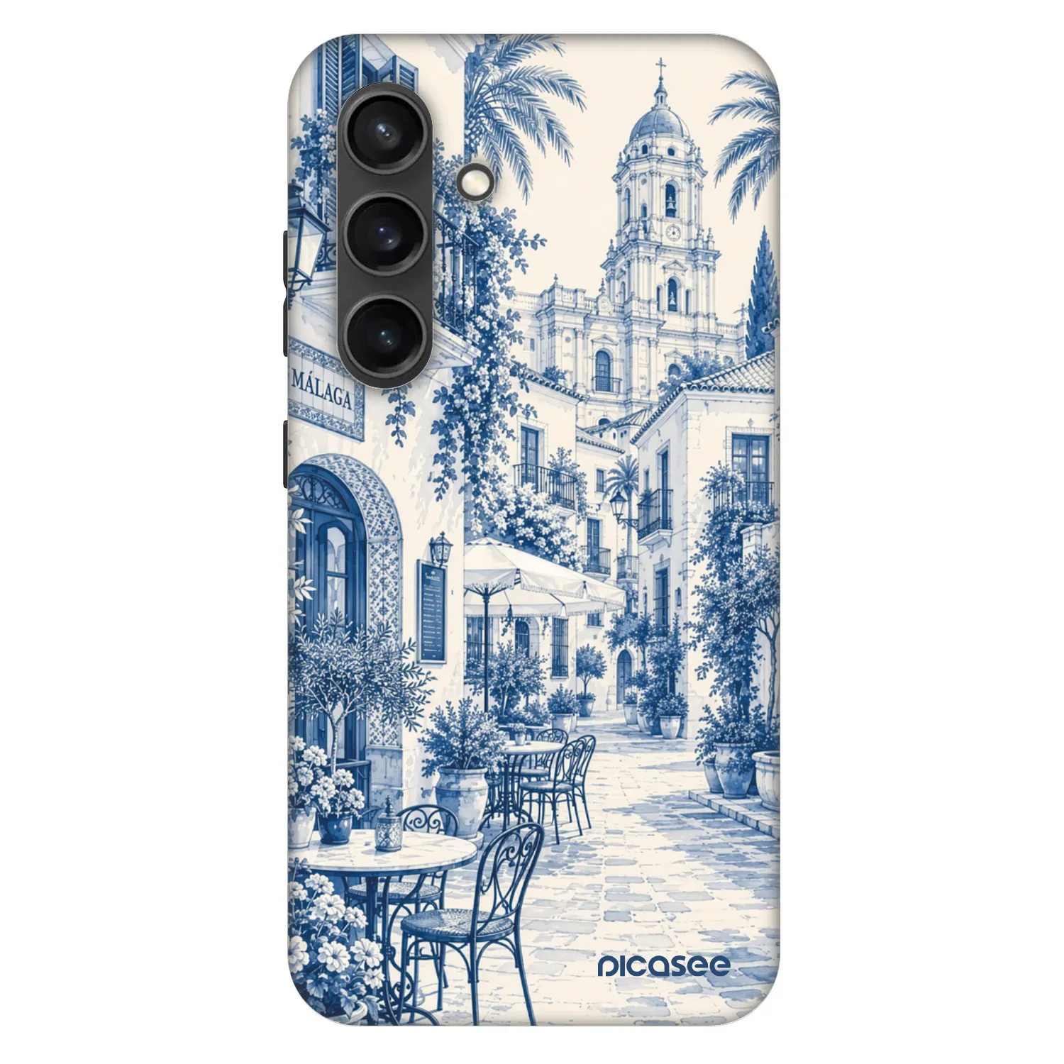 Picasee Fashion Case PowerShare pro Samsung Galaxy S24 S921B 5G - Calle Azul