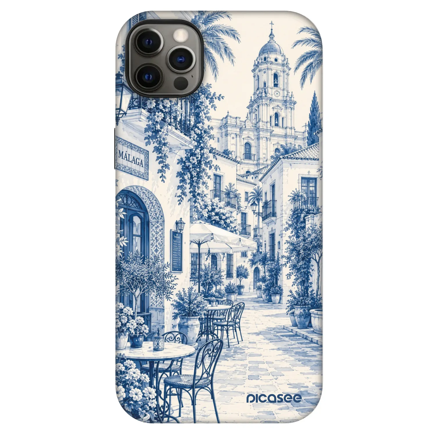 Picasee Fashion Case MagSafe za Apple iPhone 12 Pro Max - Calle Azul