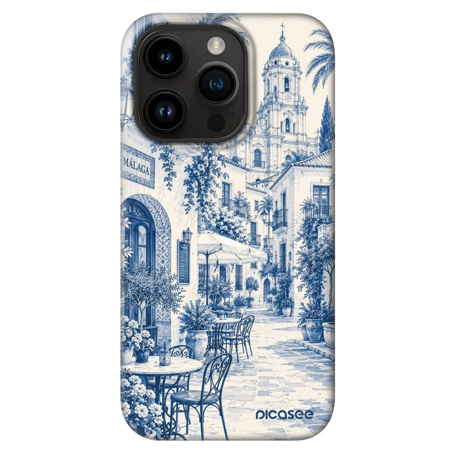 Picasee Fashion Case MagSafe za Apple iPhone 14 Pro - Calle Azul