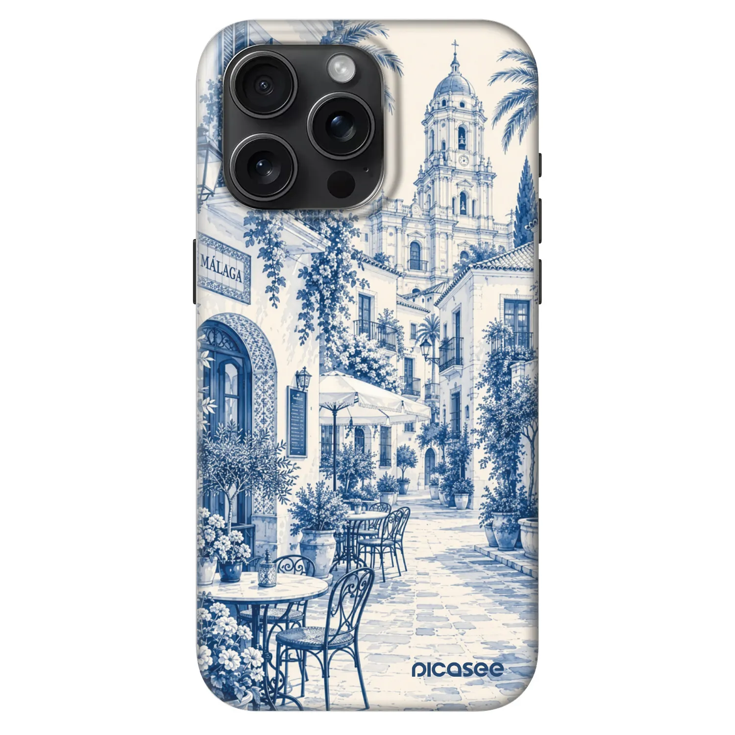 Picasee Fashion Case MagSafe za Apple iPhone 15 Pro Max - Calle Azul