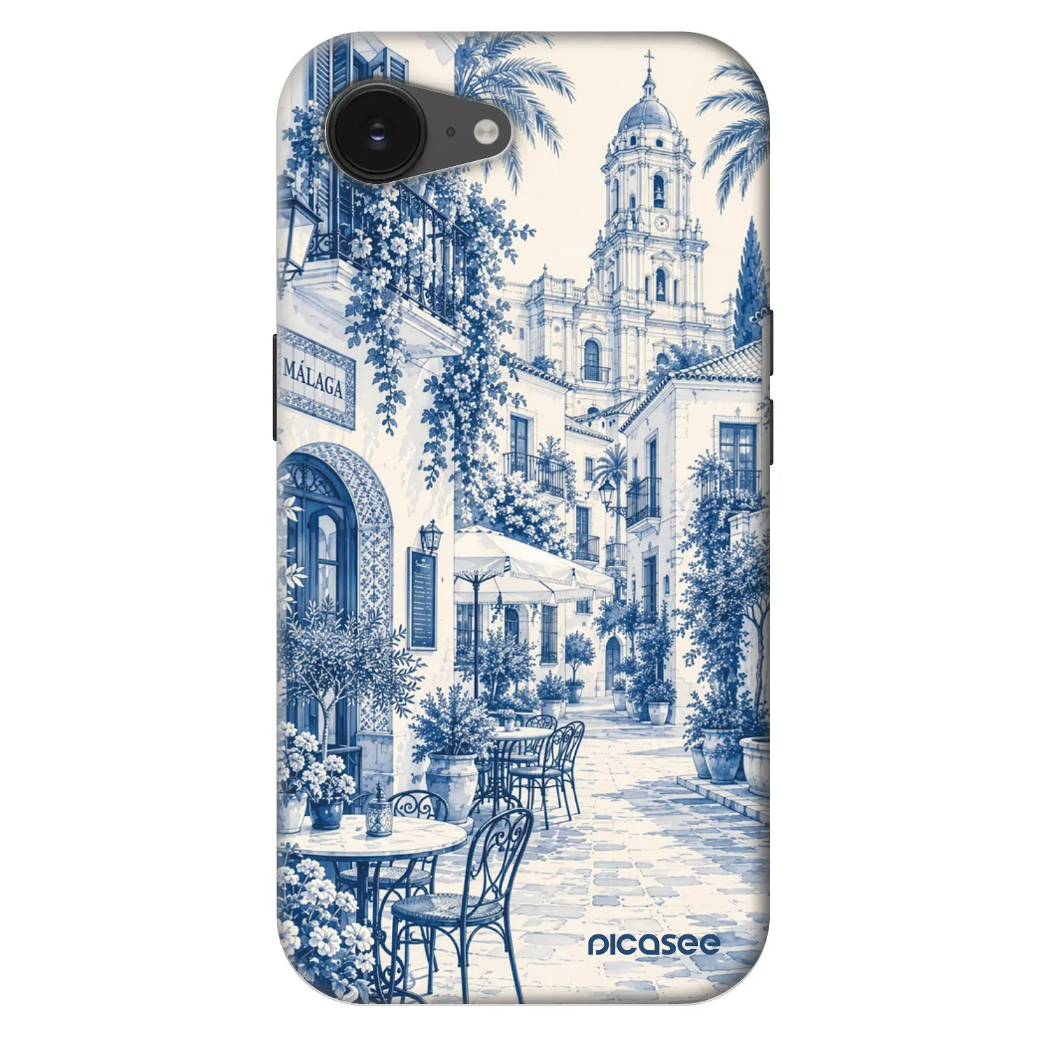 Picasee Fashion Case MagSafe za Apple iPhone 16e - Calle Azul