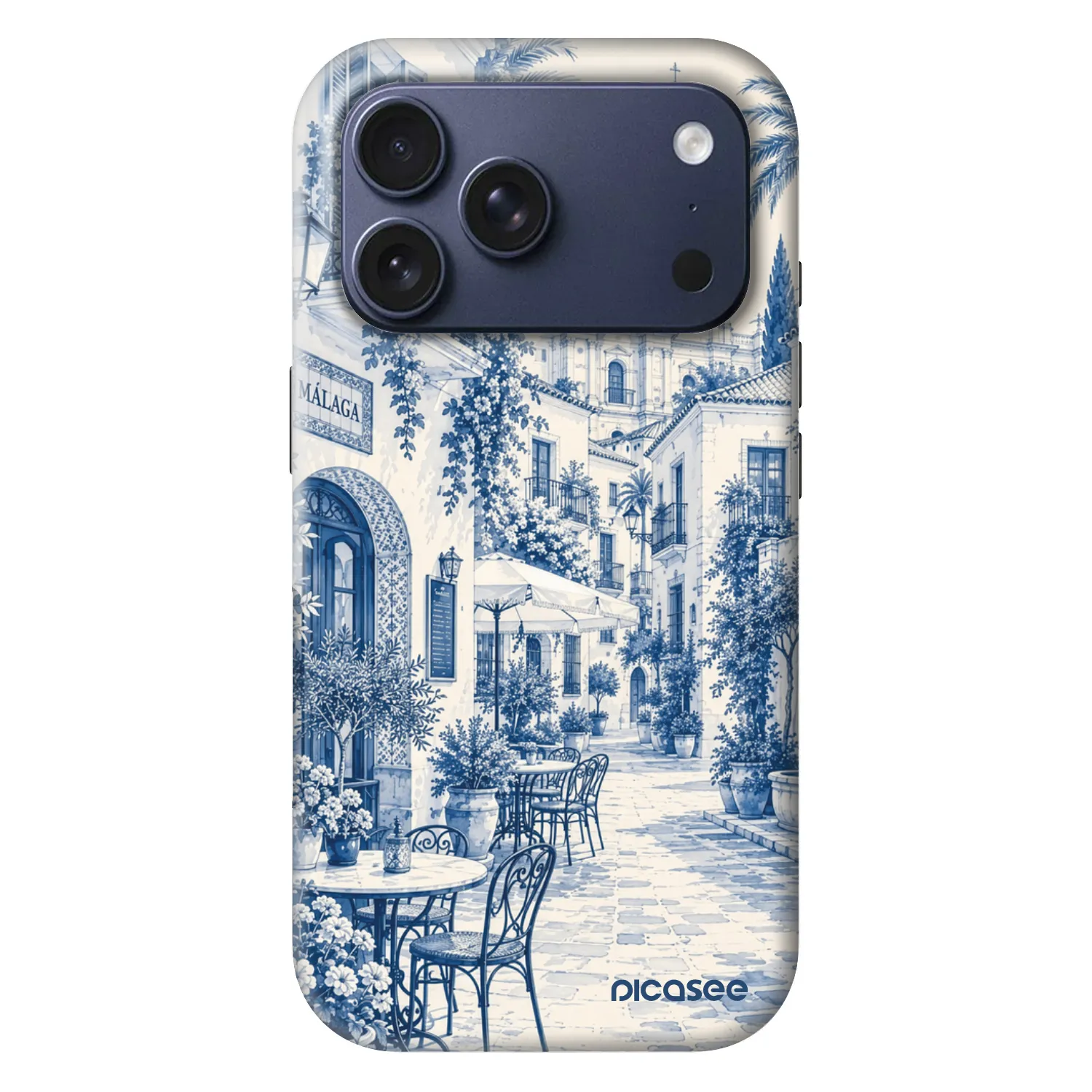 Picasee Fashion Case MagSafe za Apple iPhone 17 Pro - Calle Azul