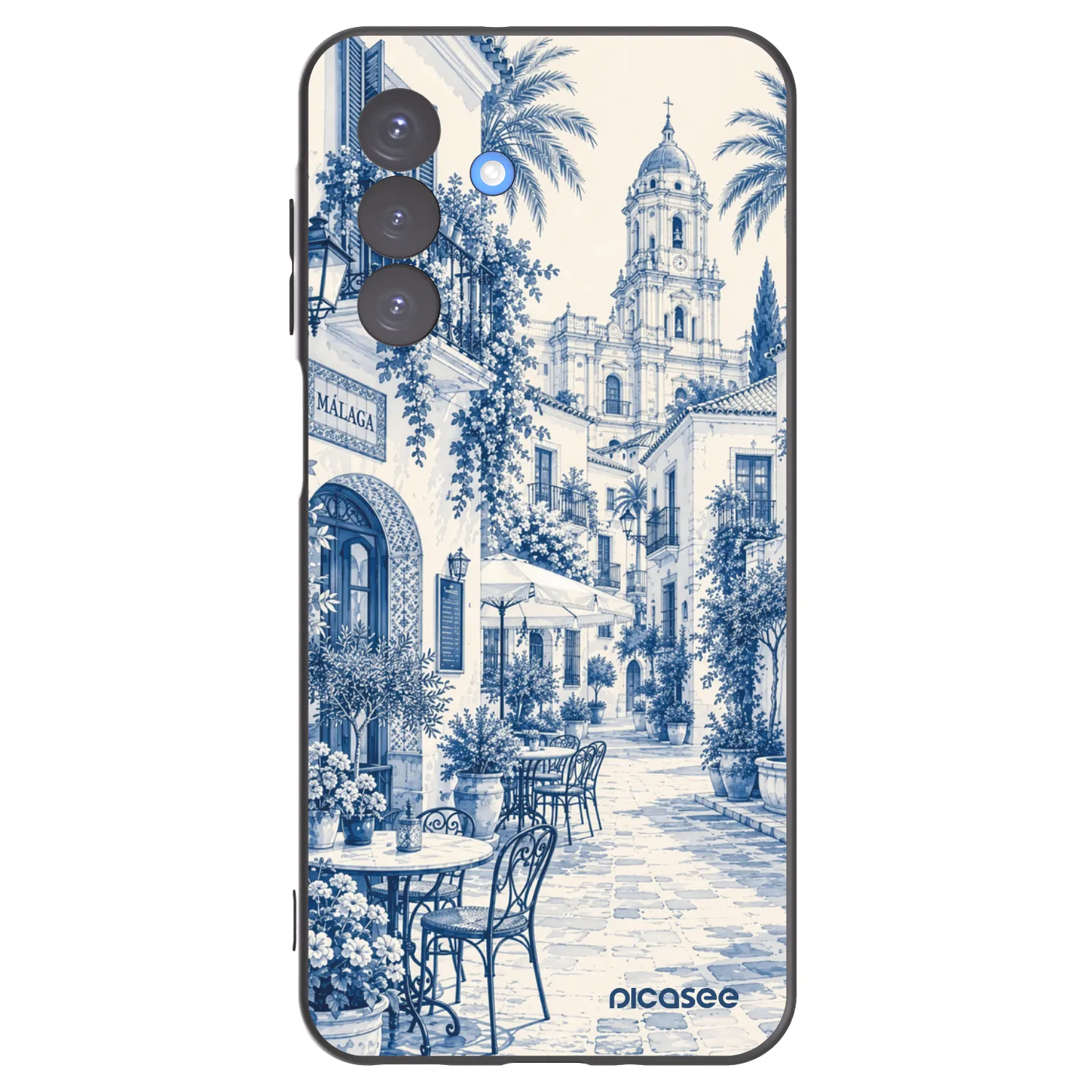 Picasee silikonski črni ovitek za Samsung Galaxy A17 5G - Calle Azul