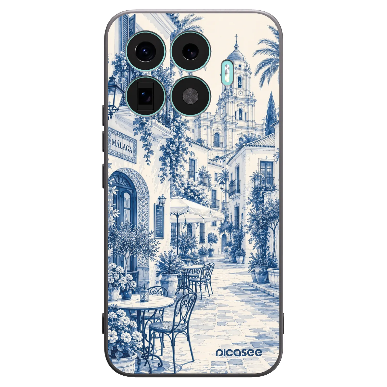 Picasee silikonski črni ovitek za Xiaomi 17T Pro - Calle Azul