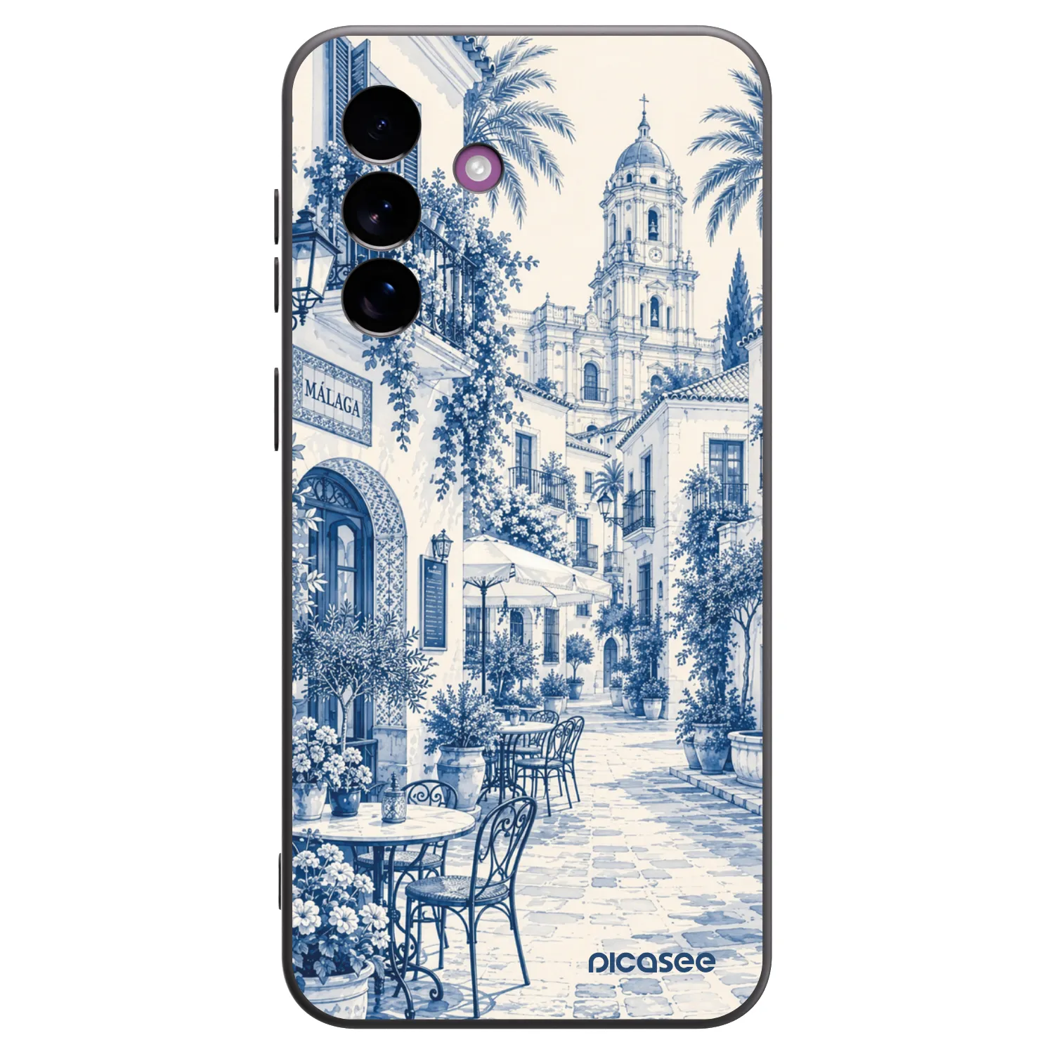 Picasee silikonski črni ovitek za Samsung Galaxy A37 - Calle Azul
