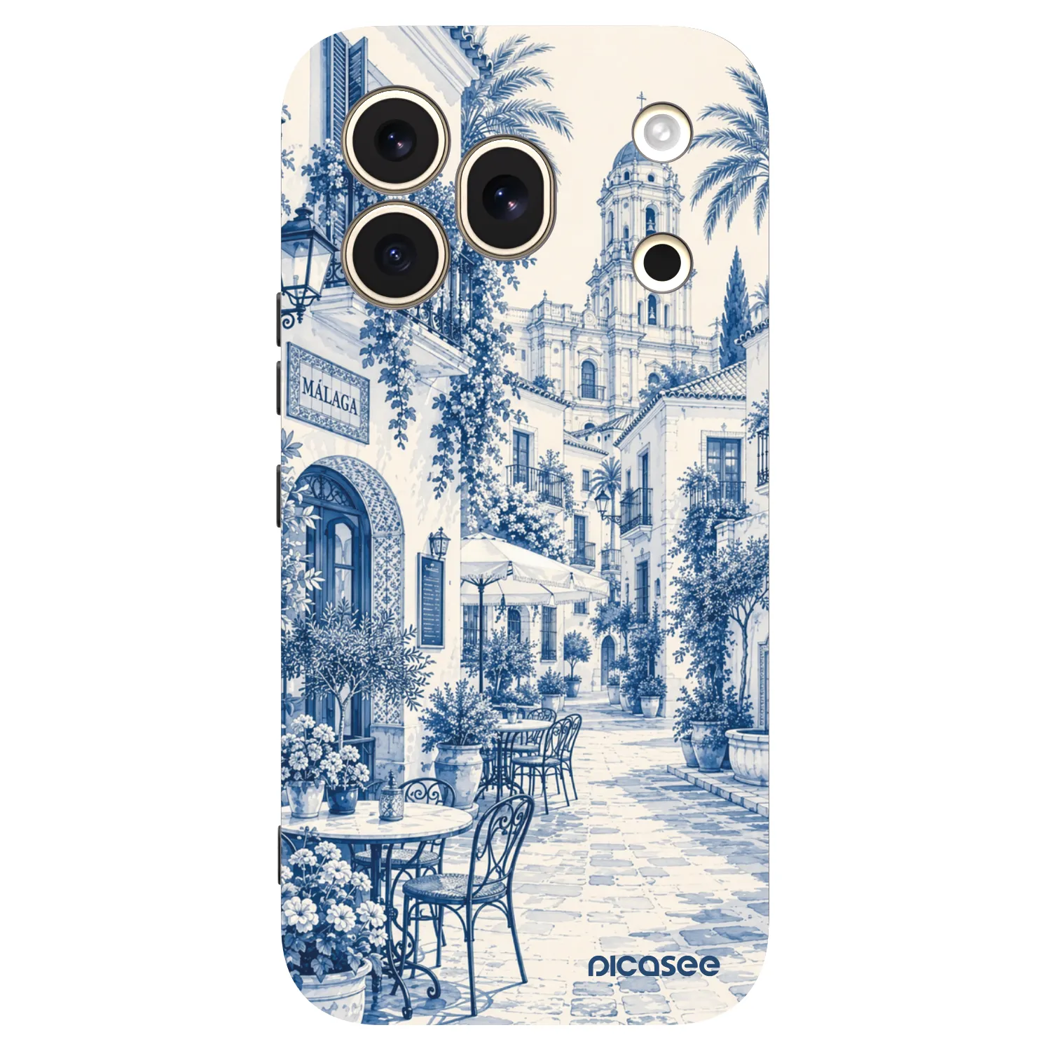 Picasee silikonski črni ovitek za Honor 600 Pro - Calle Azul