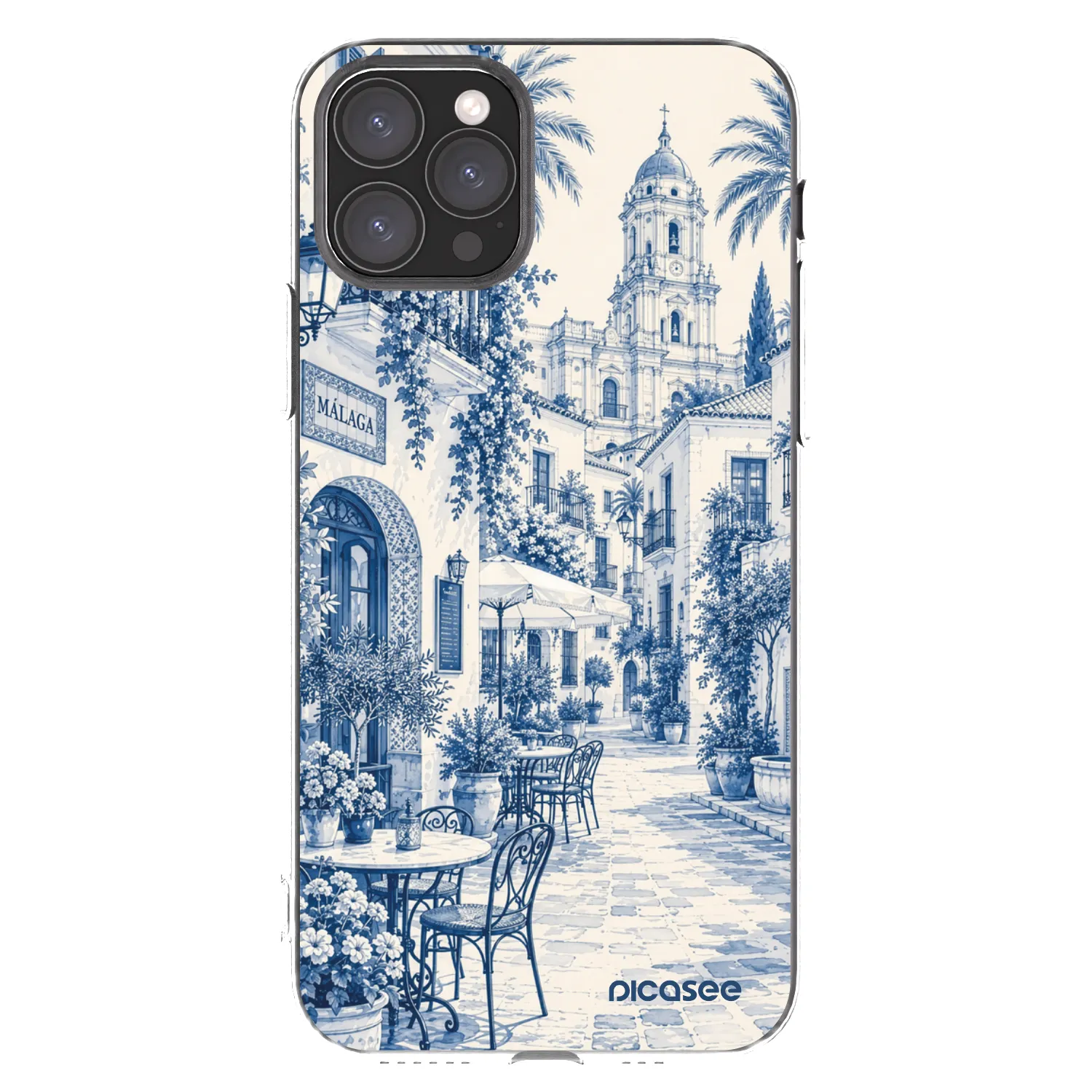Picasee silikonski prozorni ovitek za Apple iPhone 11 Pro - Calle Azul
