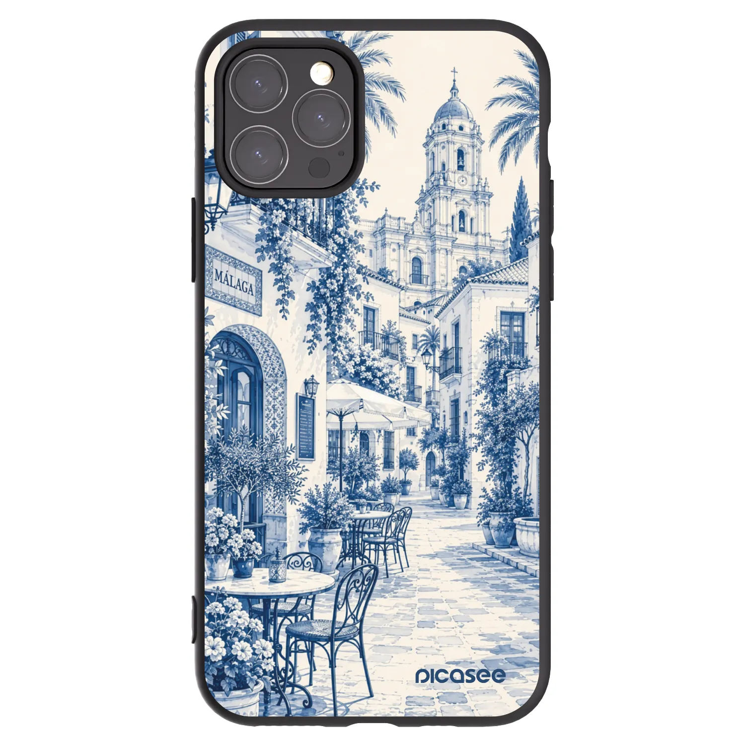 Picasee silikonski črni ovitek za Apple iPhone 11 Pro - Calle Azul