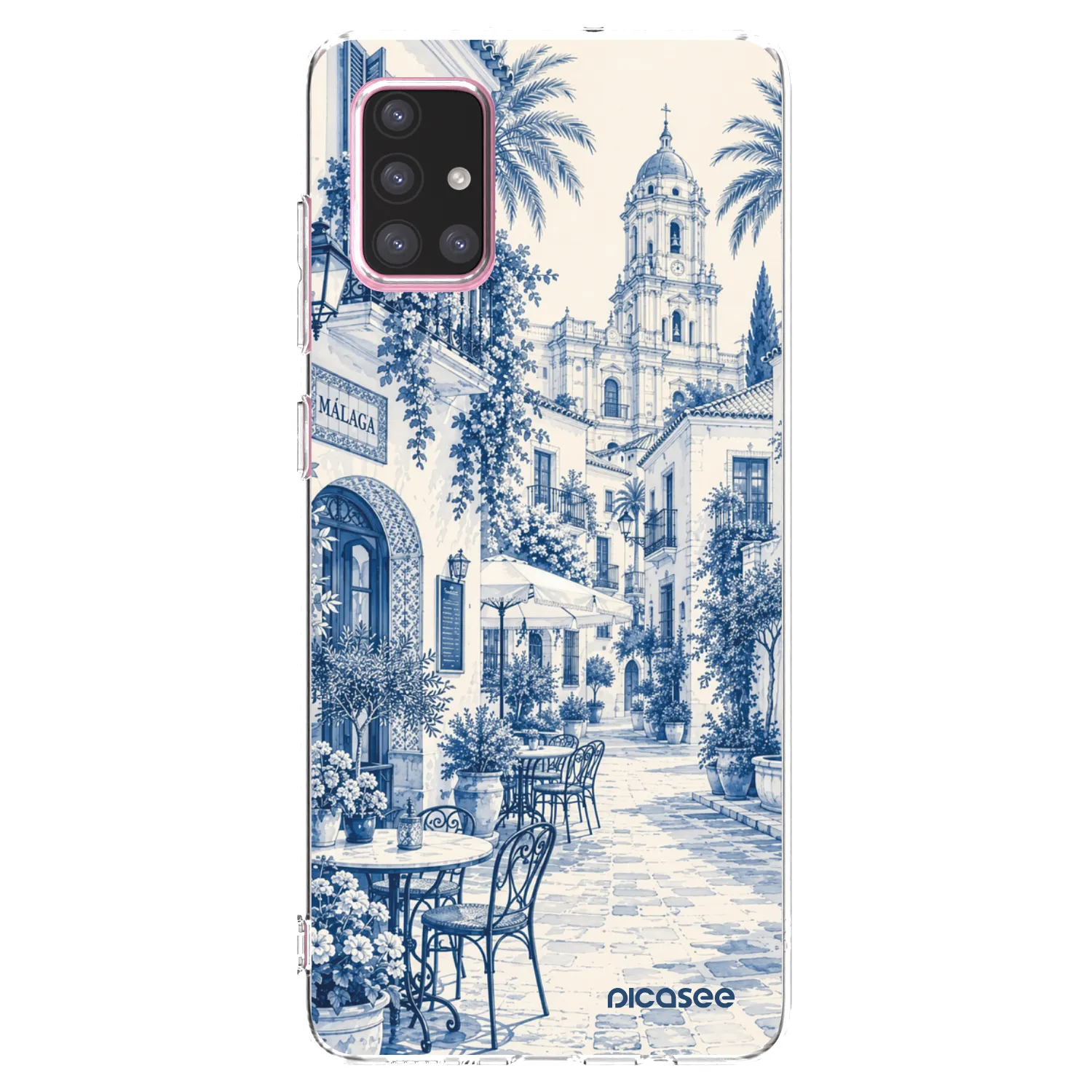 Picasee silikonski prozorni ovitek za Samsung Galaxy A71 A715F - Calle Azul