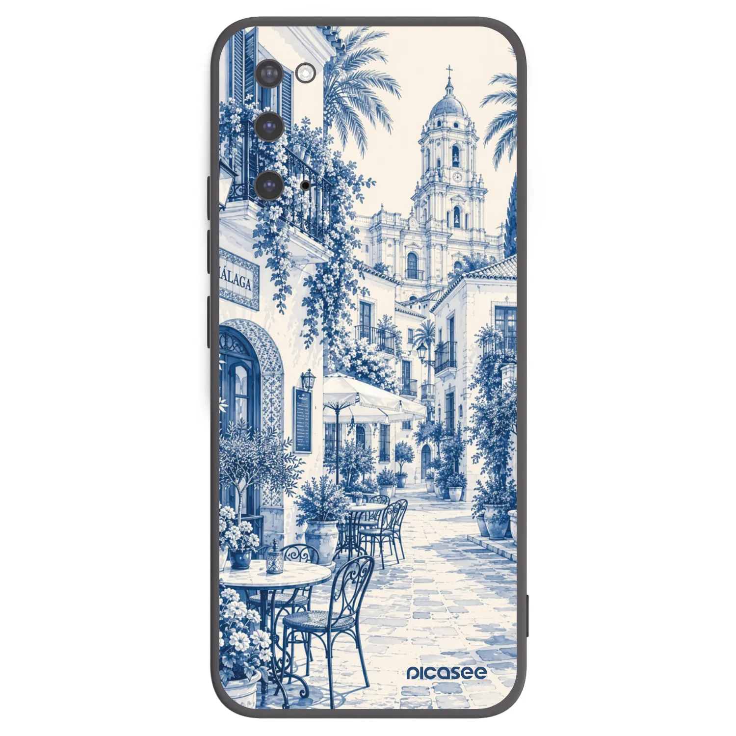 Picasee silikonski črni ovitek za Samsung Galaxy S20 G980F - Calle Azul
