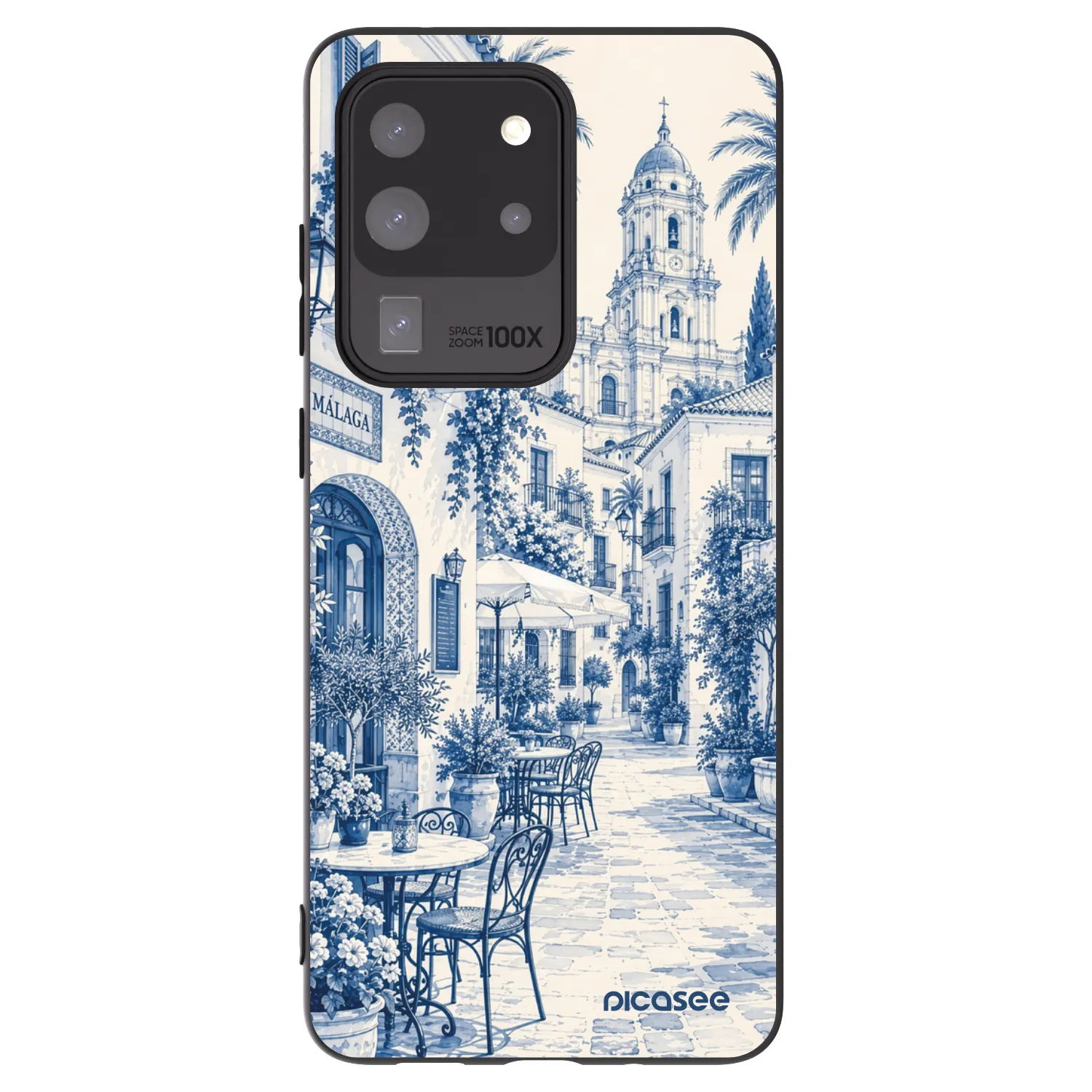 Picasee silikonski črni ovitek za Samsung Galaxy S20 Ultra 5G G988F - Calle Azul