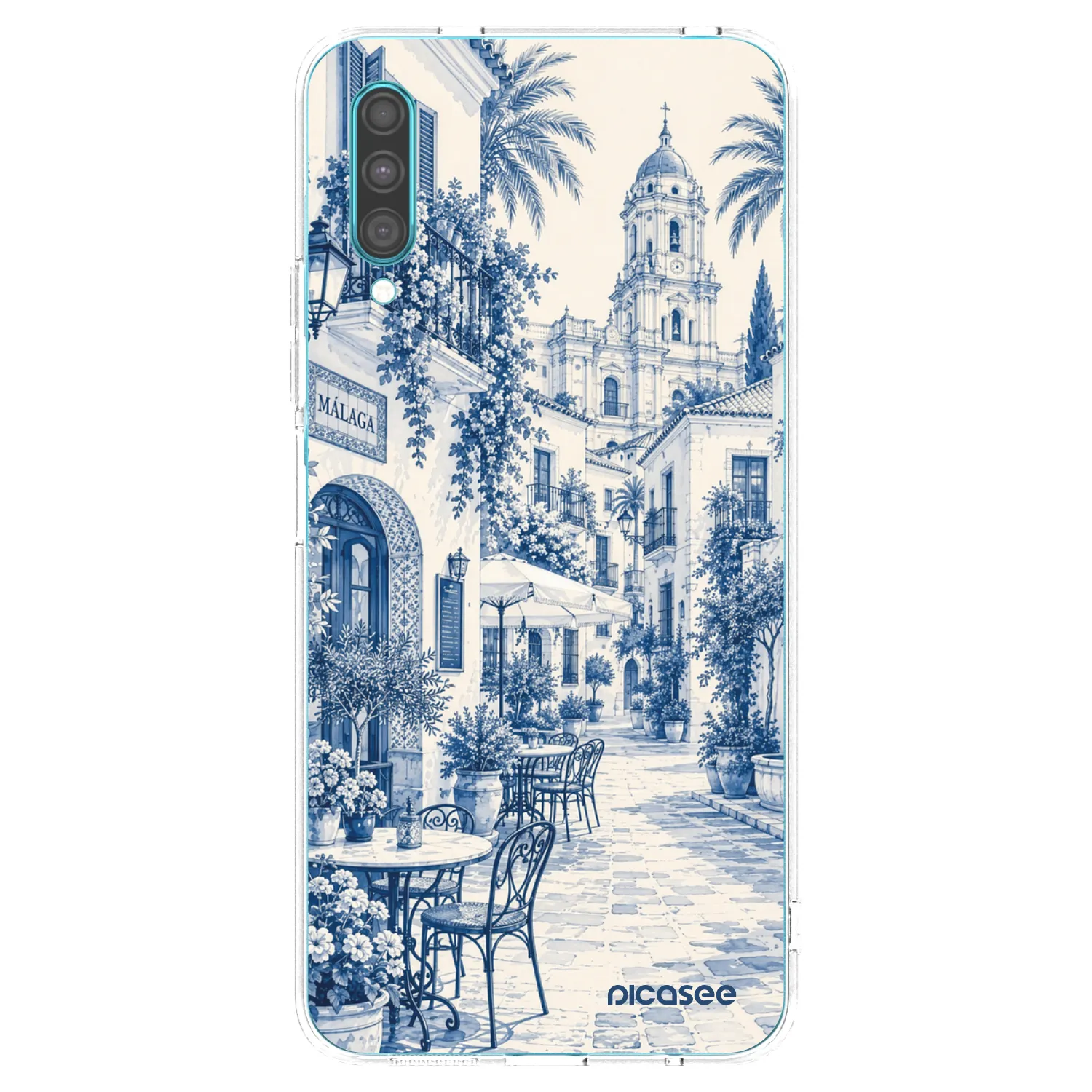 Picasee silikonski prozorni ovitek za Samsung Galaxy A30s A307F - Calle Azul