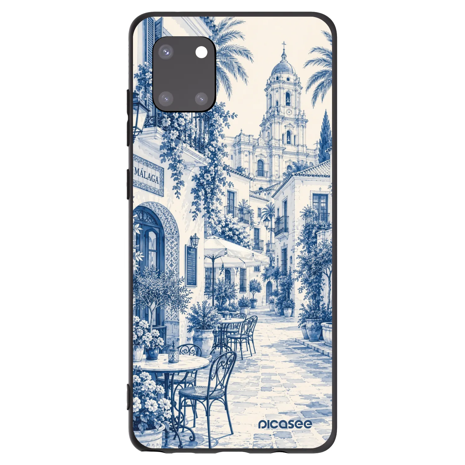Picasee silikonski črni ovitek za Samsung Galaxy Note 10 Lite N770F - Calle Azul