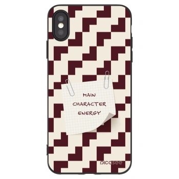 Picasee silikonski črni ovitek za Apple iPhone XS Max - Lead Role