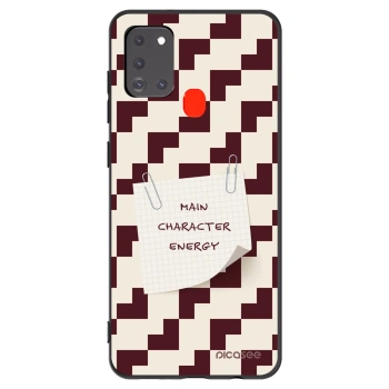 Picasee silikonski črni ovitek za Samsung Galaxy A21s - Lead Role