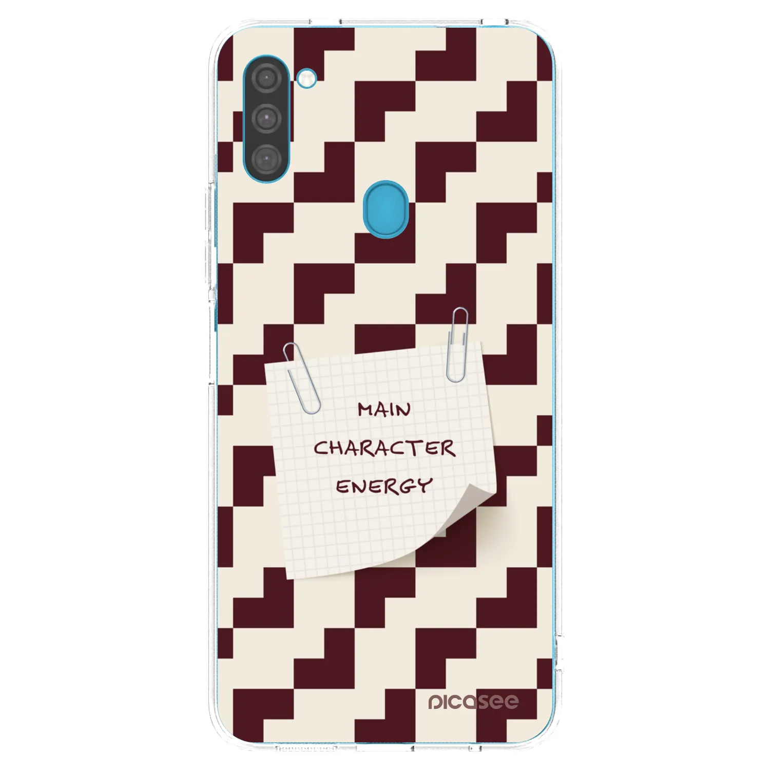 Picasee silikonski prozorni ovitek za Samsung Galaxy M11 - Lead Role