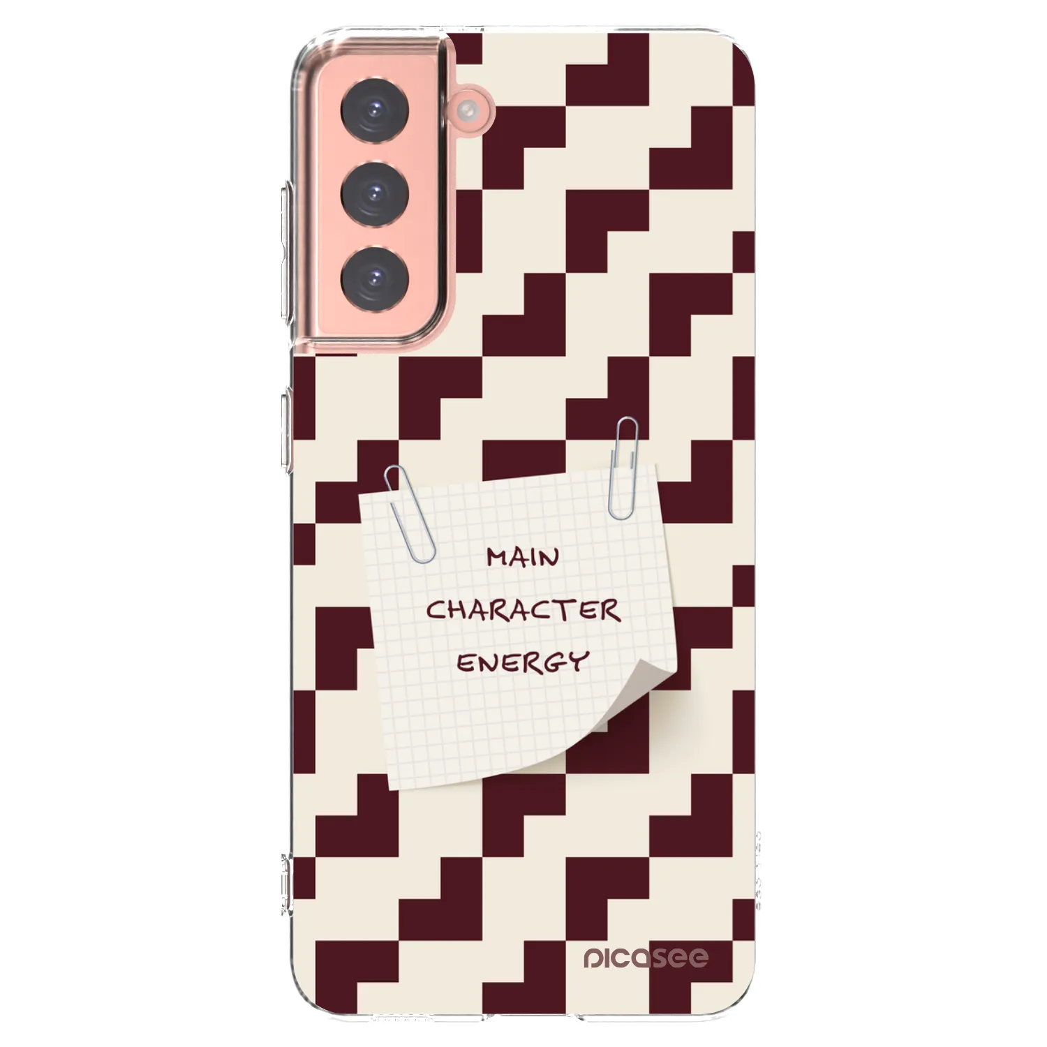 Picasee silikonski prozorni ovitek za Samsung Galaxy S21 5G G991B - Lead Role