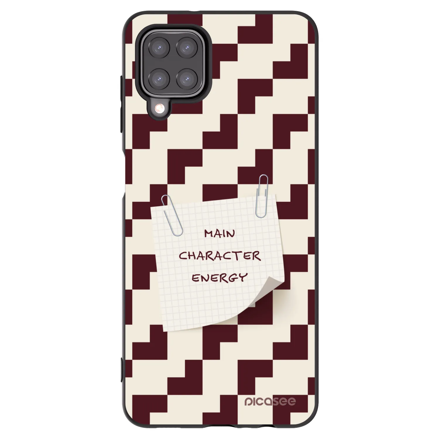 Picasee silikonski črni ovitek za Samsung Galaxy A12 A125F - Lead Role