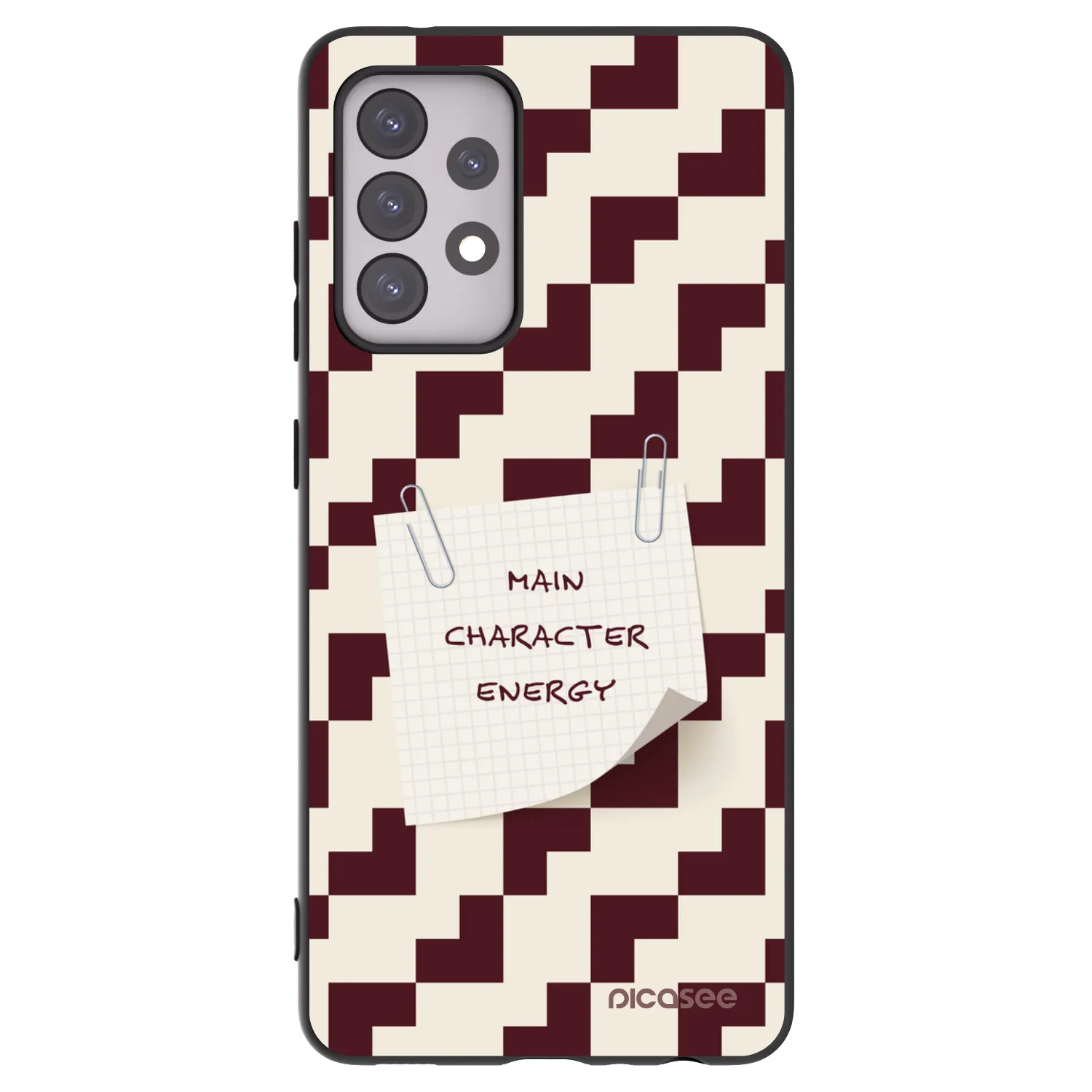 Picasee silikonski črni ovitek za Samsung Galaxy A52s 5G A528B - Lead Role