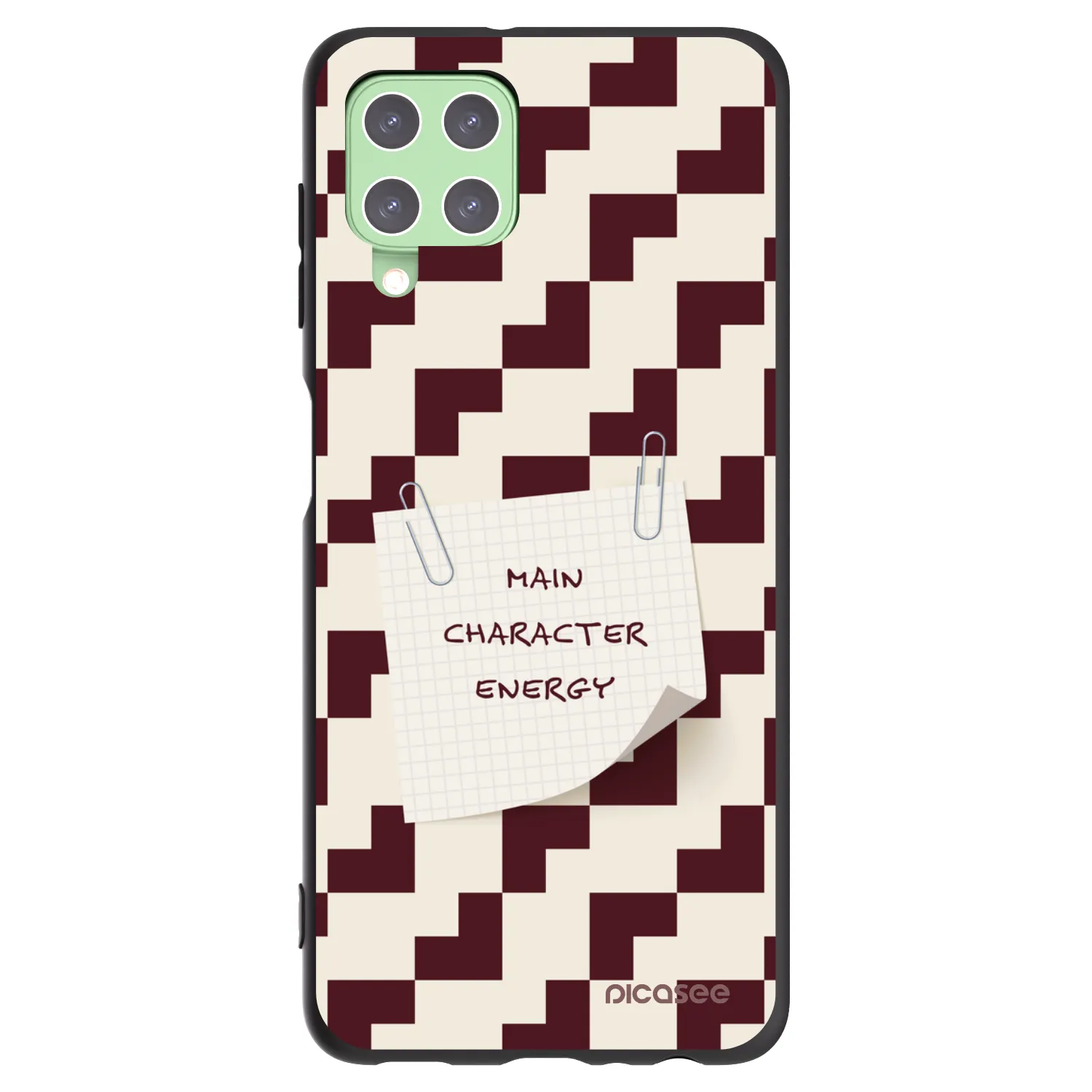 Picasee silikonski črni ovitek za Samsung Galaxy A22 A225F 4G - Lead Role