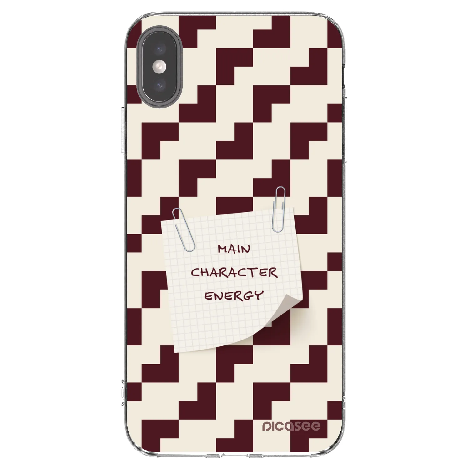 Picasee silikonski prozorni ovitek za Apple iPhone XS Max - Lead Role