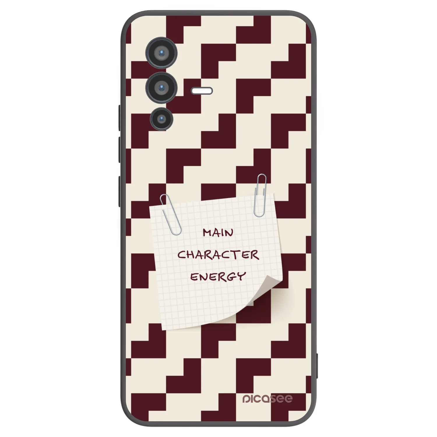 Picasee silikonski črni ovitek za Vivo V23 5G - Lead Role