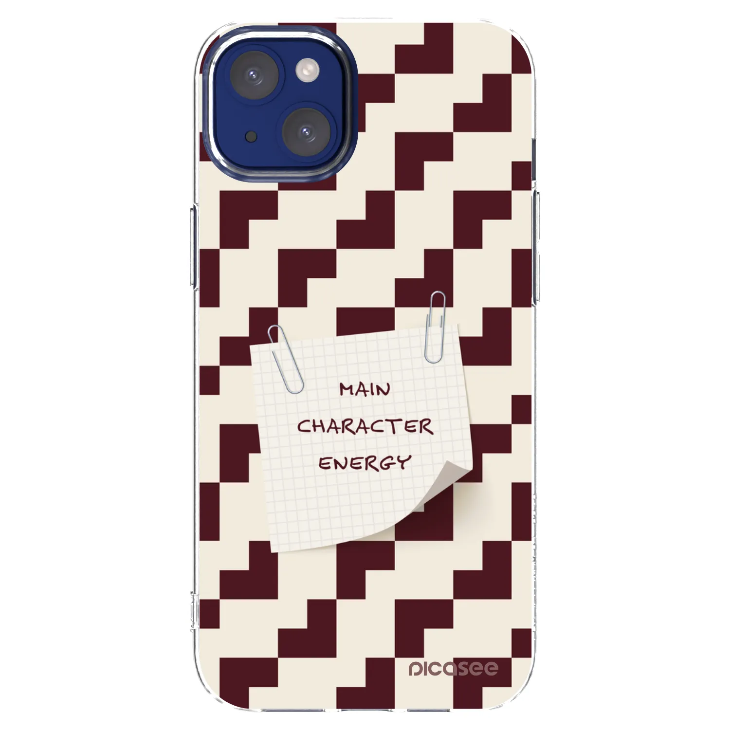 Picasee silikonski prozorni ovitek za Apple iPhone 14 Plus - Lead Role