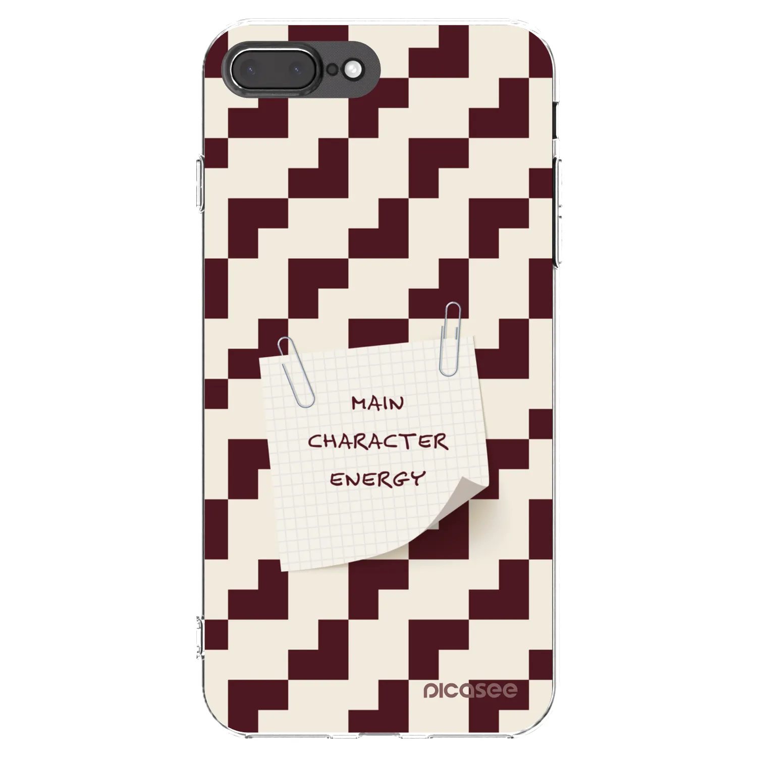 Picasee silikonski prozorni ovitek za Apple iPhone 8 Plus - Lead Role