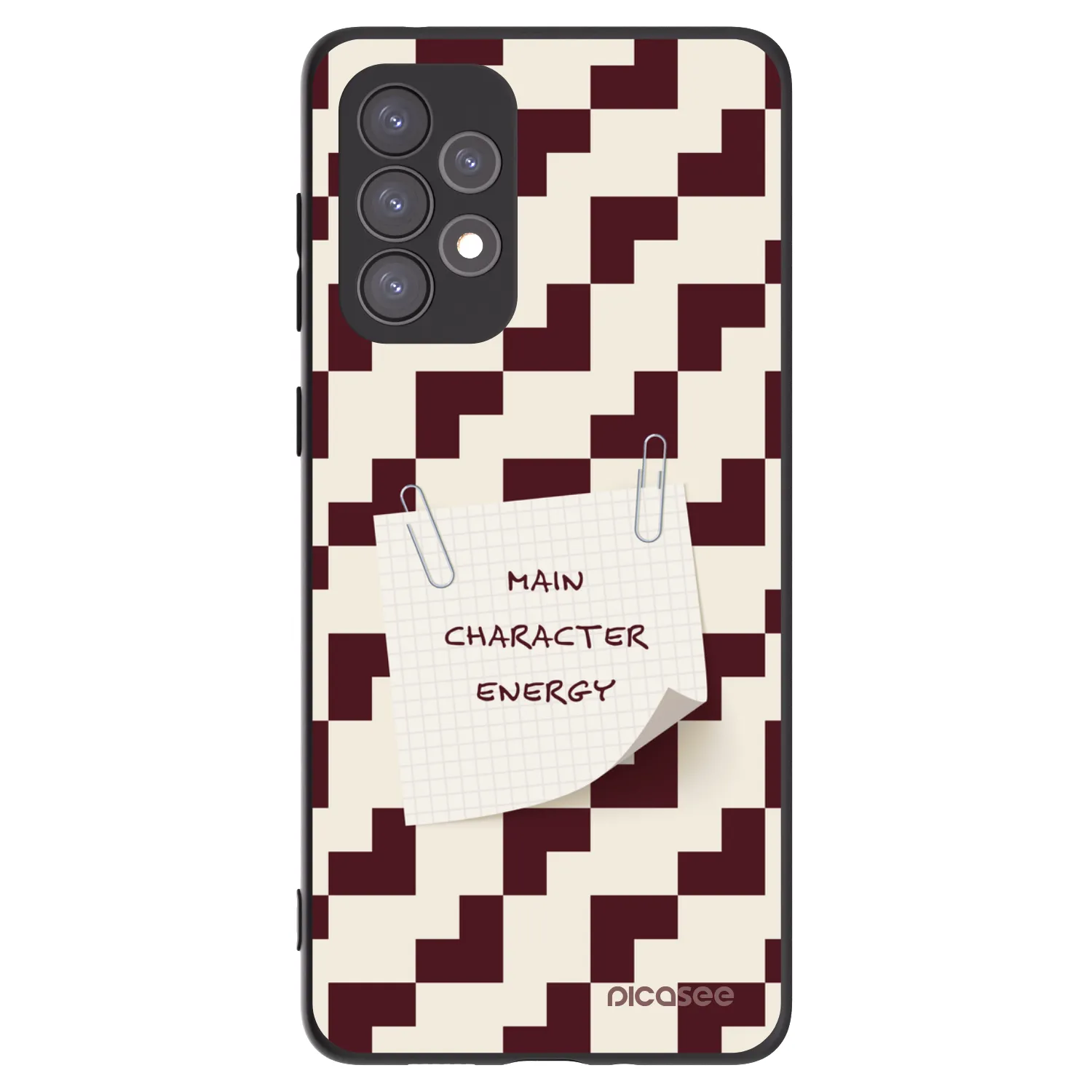 Picasee silikonski črni ovitek za Samsung Galaxy A73 5G - Lead Role