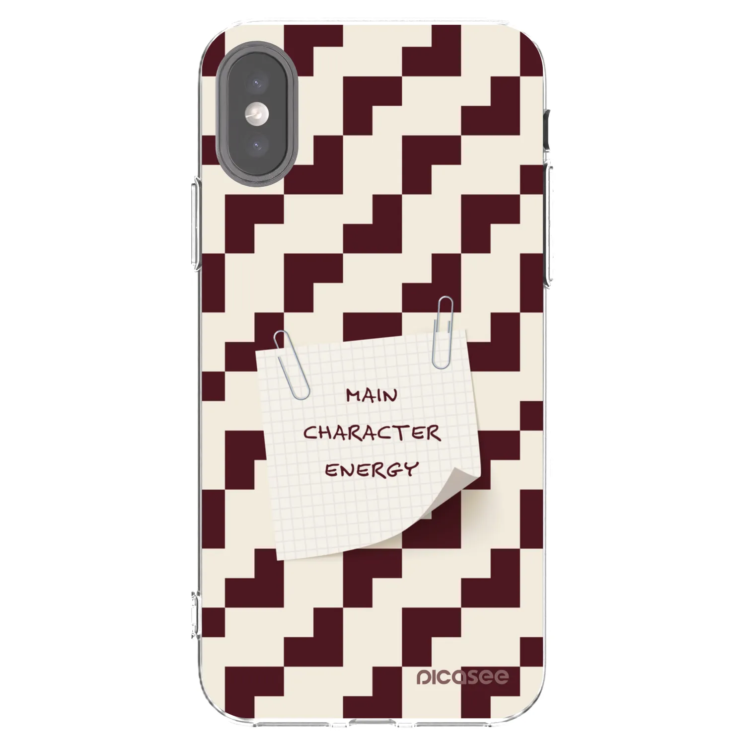 Picasee silikonski prozorni ovitek za Apple iPhone X/XS - Lead Role