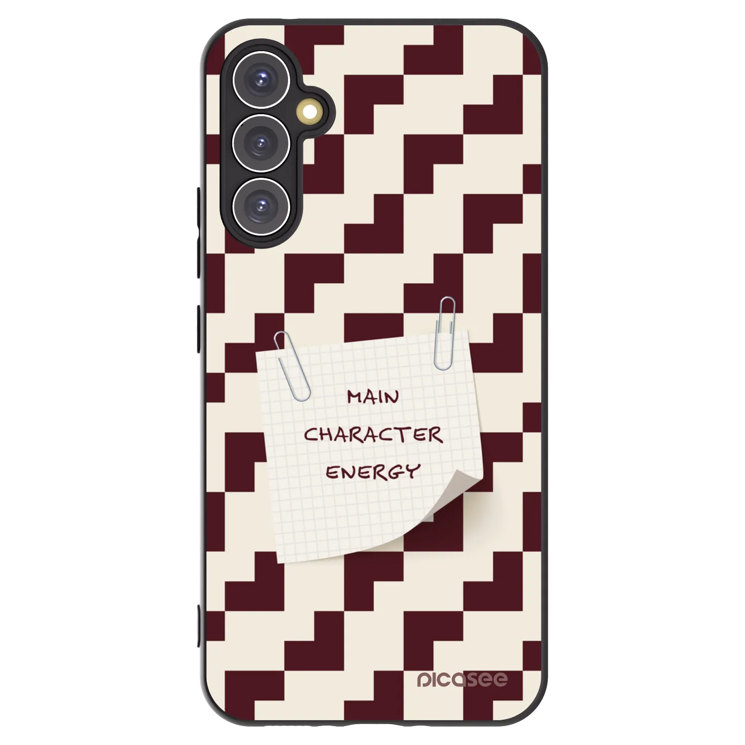 Picasee silikonski črni ovitek za Samsung Galaxy A34 5G A346B - Lead Role