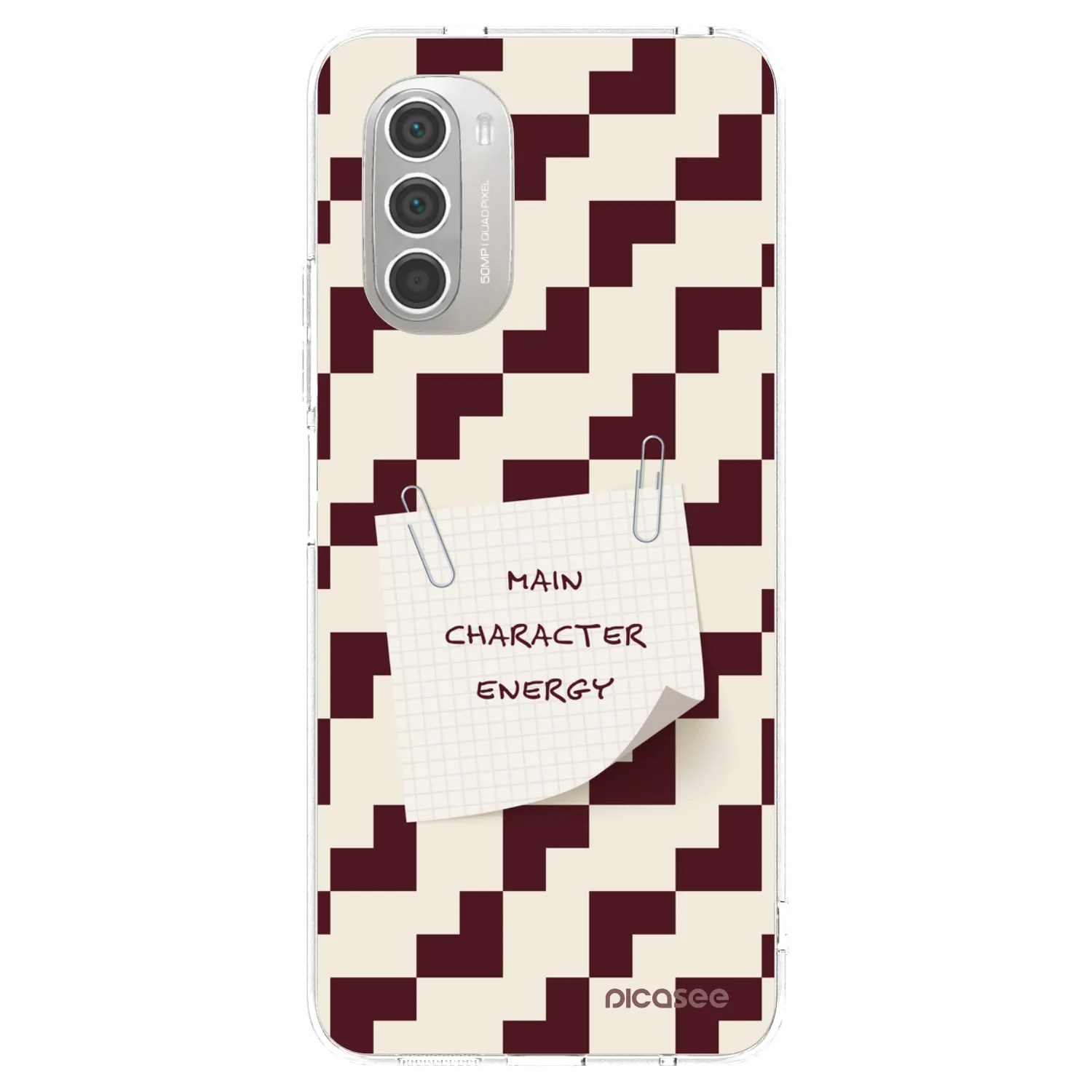 Picasee silikonski prozorni ovitek za Motorola Moto G51 - Lead Role