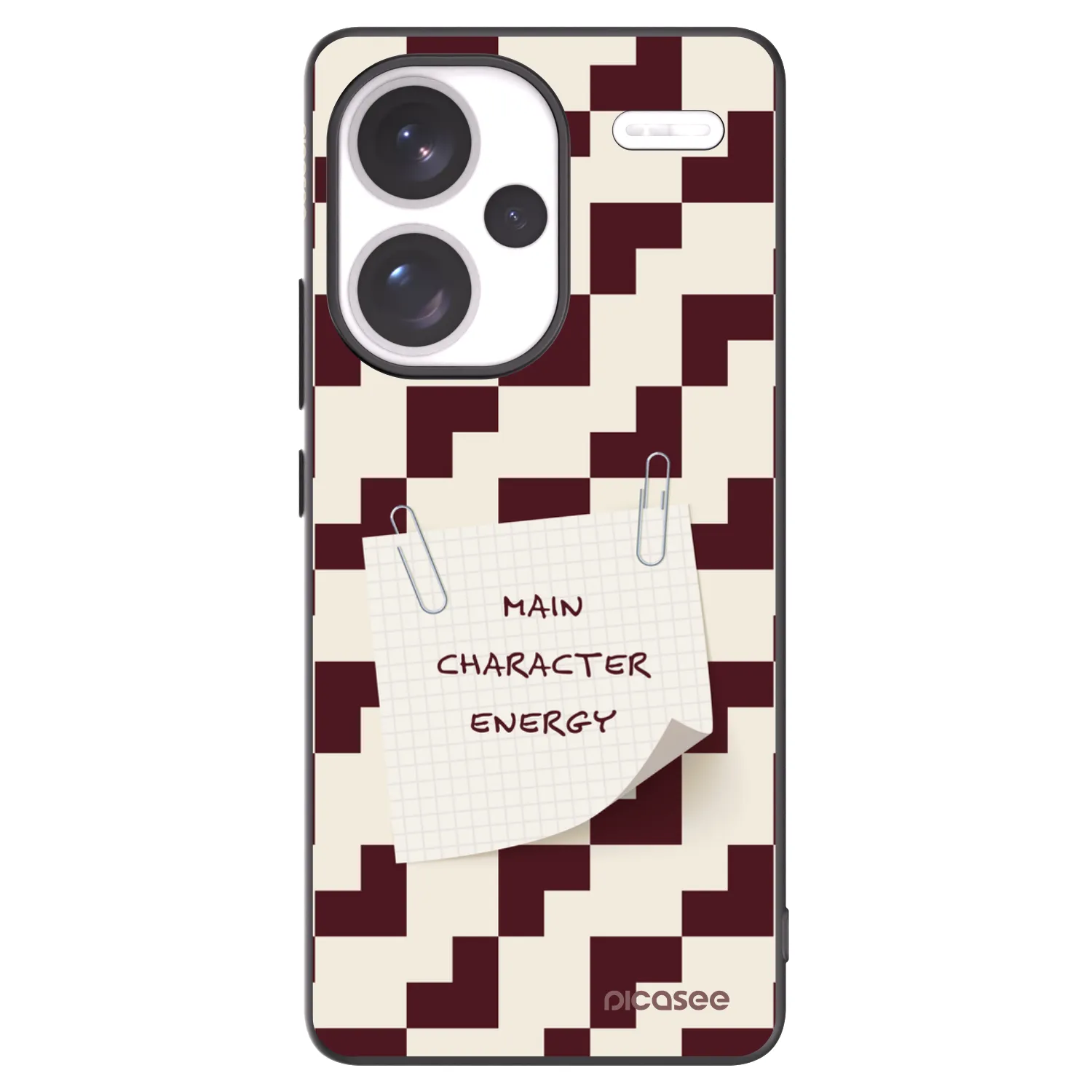 Picasee silikonski črni ovitek za Xiaomi Redmi Note 13 Pro+ 5G - Lead Role
