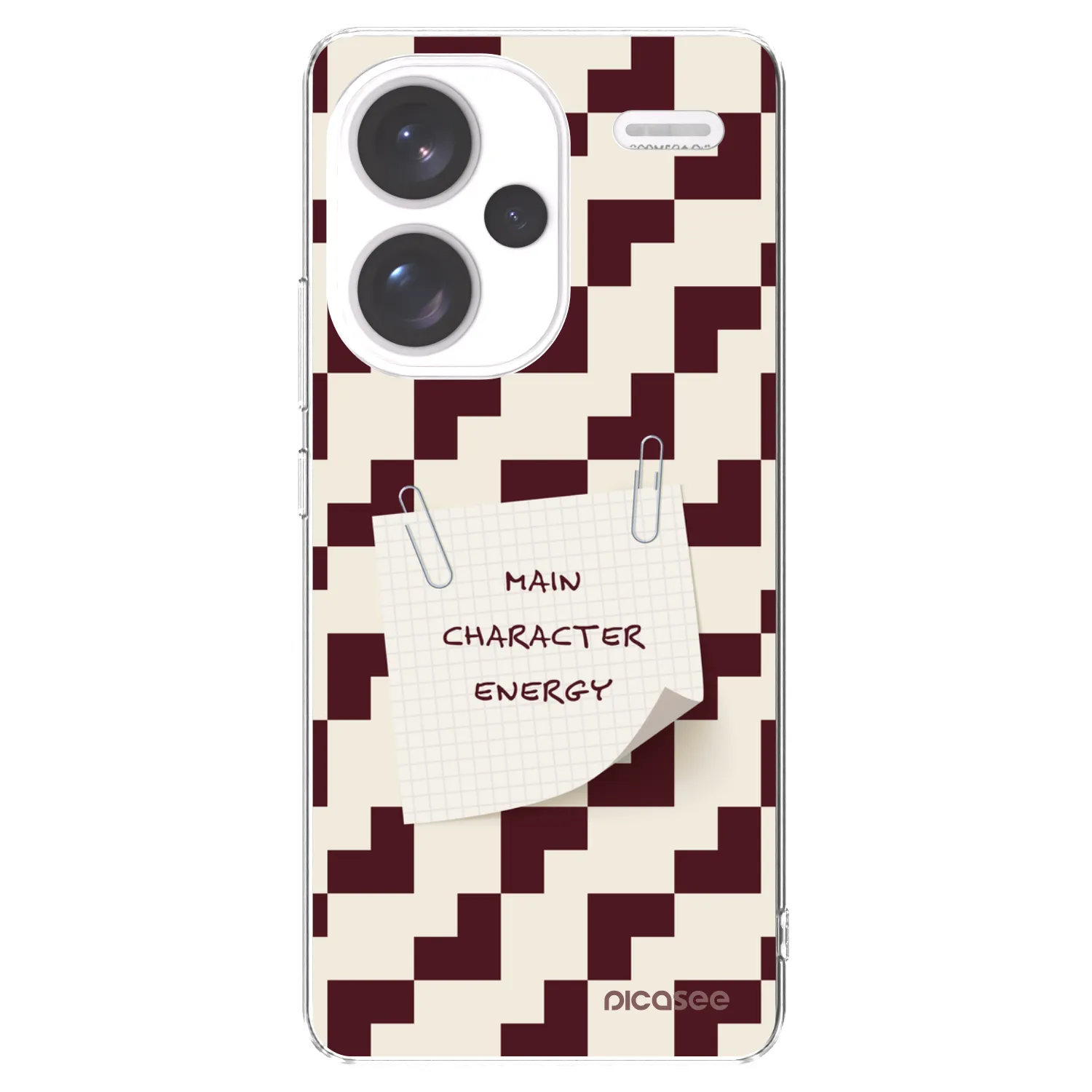 Picasee silikonski prozorni ovitek za Xiaomi Redmi Note 13 Pro+ 5G - Lead Role