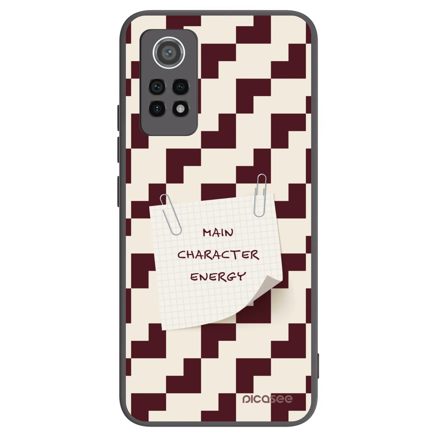 Picasee silikonski črni ovitek za Xiaomi Redmi Note 12 Pro 4G - Lead Role