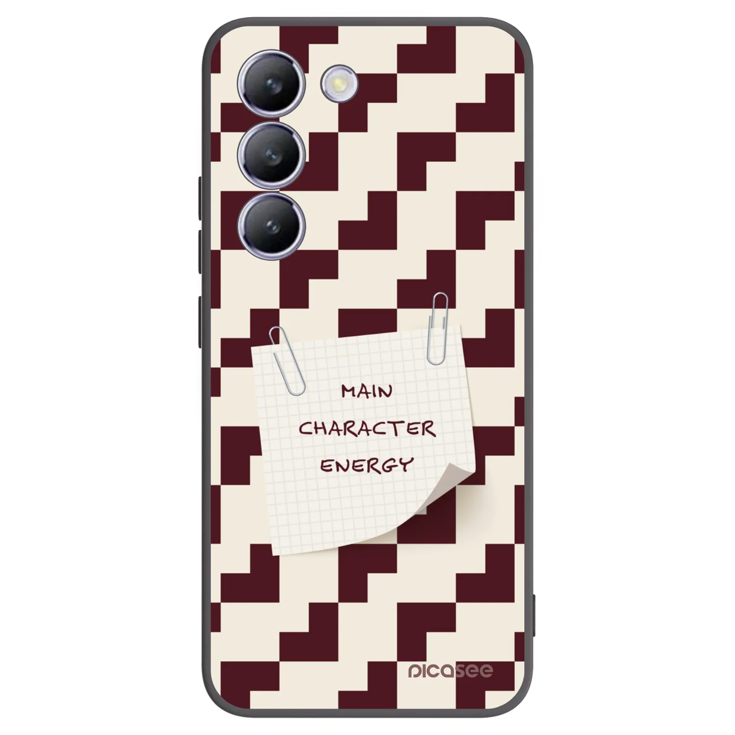 Picasee silikonski črni ovitek za Vivo V40 SE 5G - Lead Role