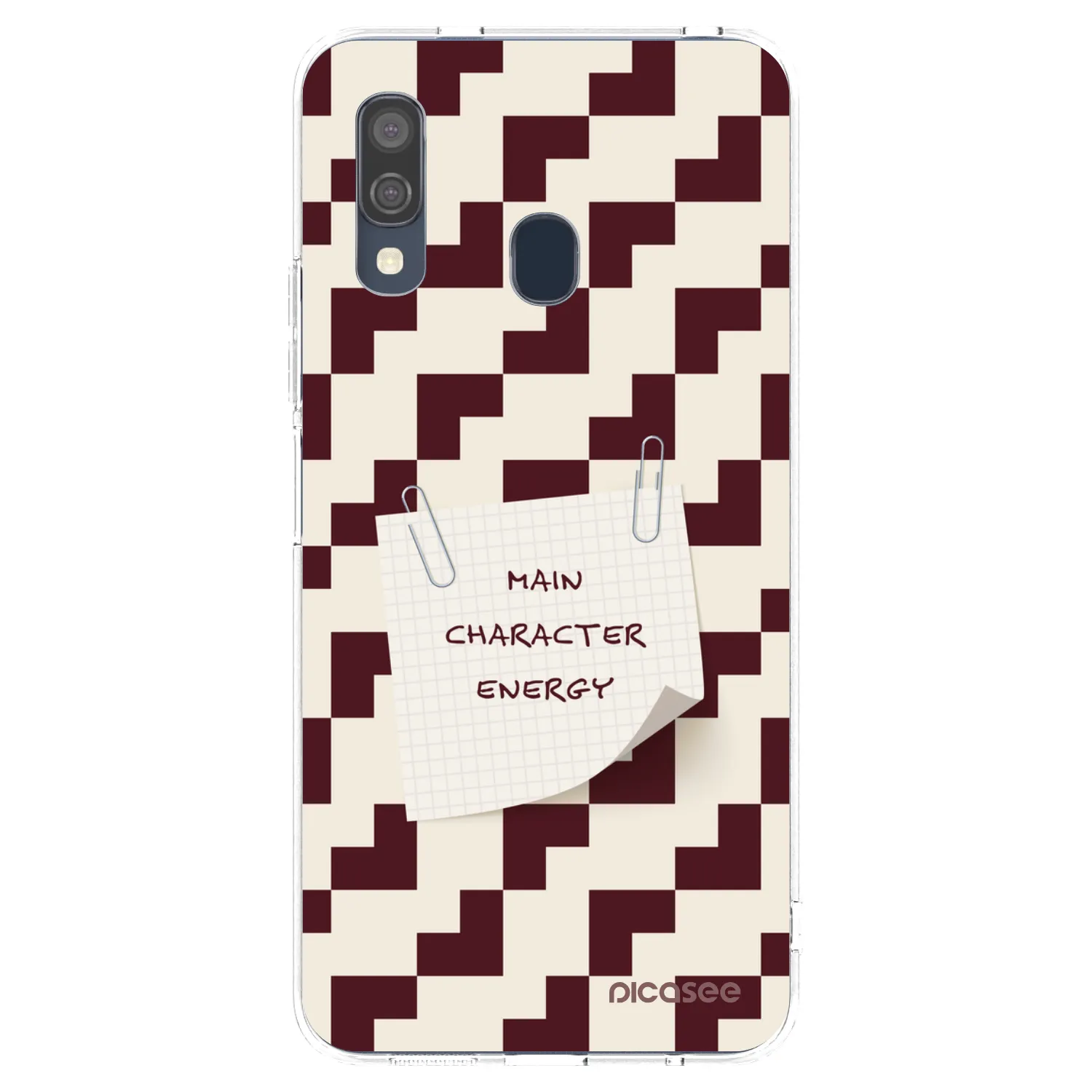 Picasee silikonski prozorni ovitek za Samsung Galaxy A40 A405F - Lead Role