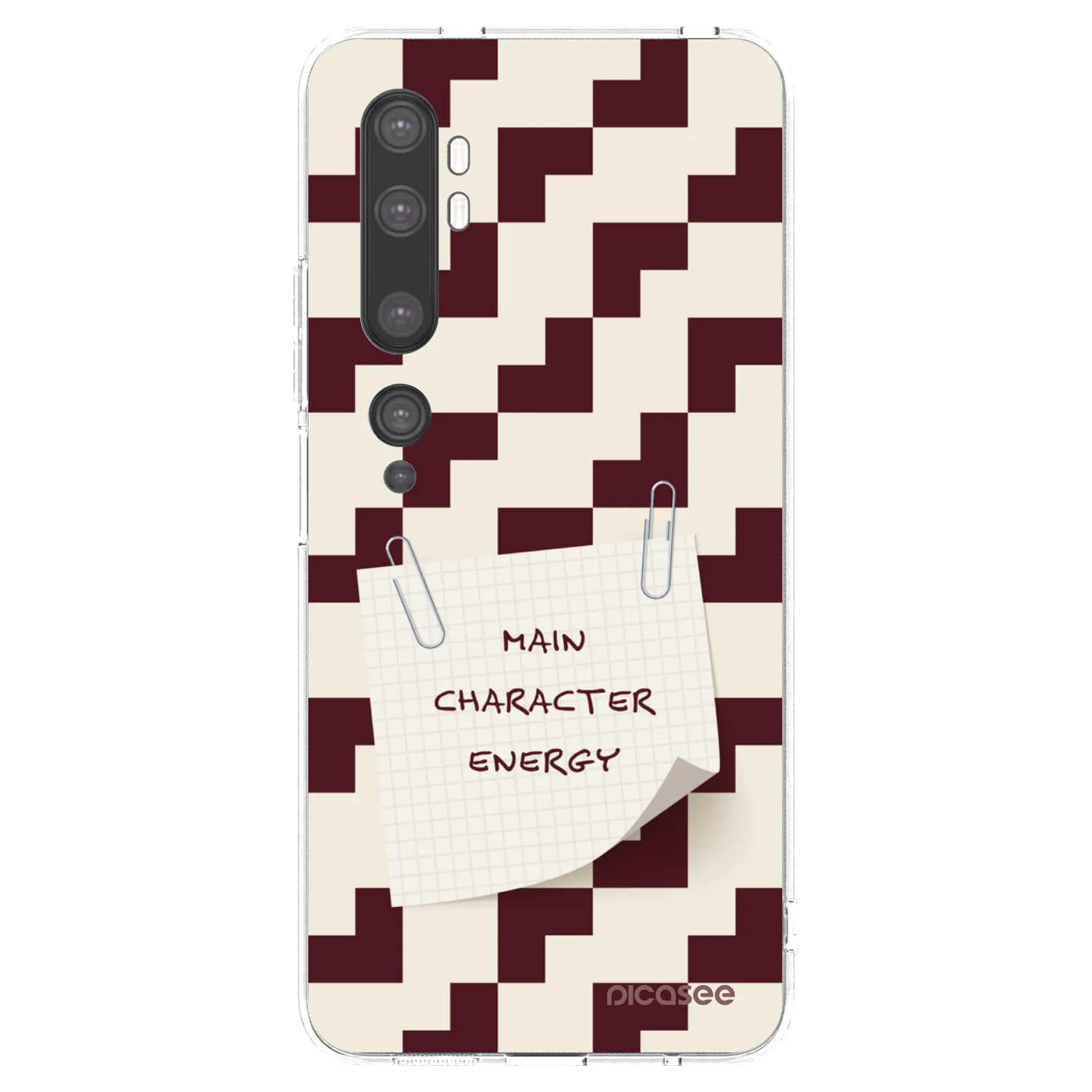 Picasee silikonski prozorni ovitek za Xiaomi Mi Note 10 (Pro) - Lead Role