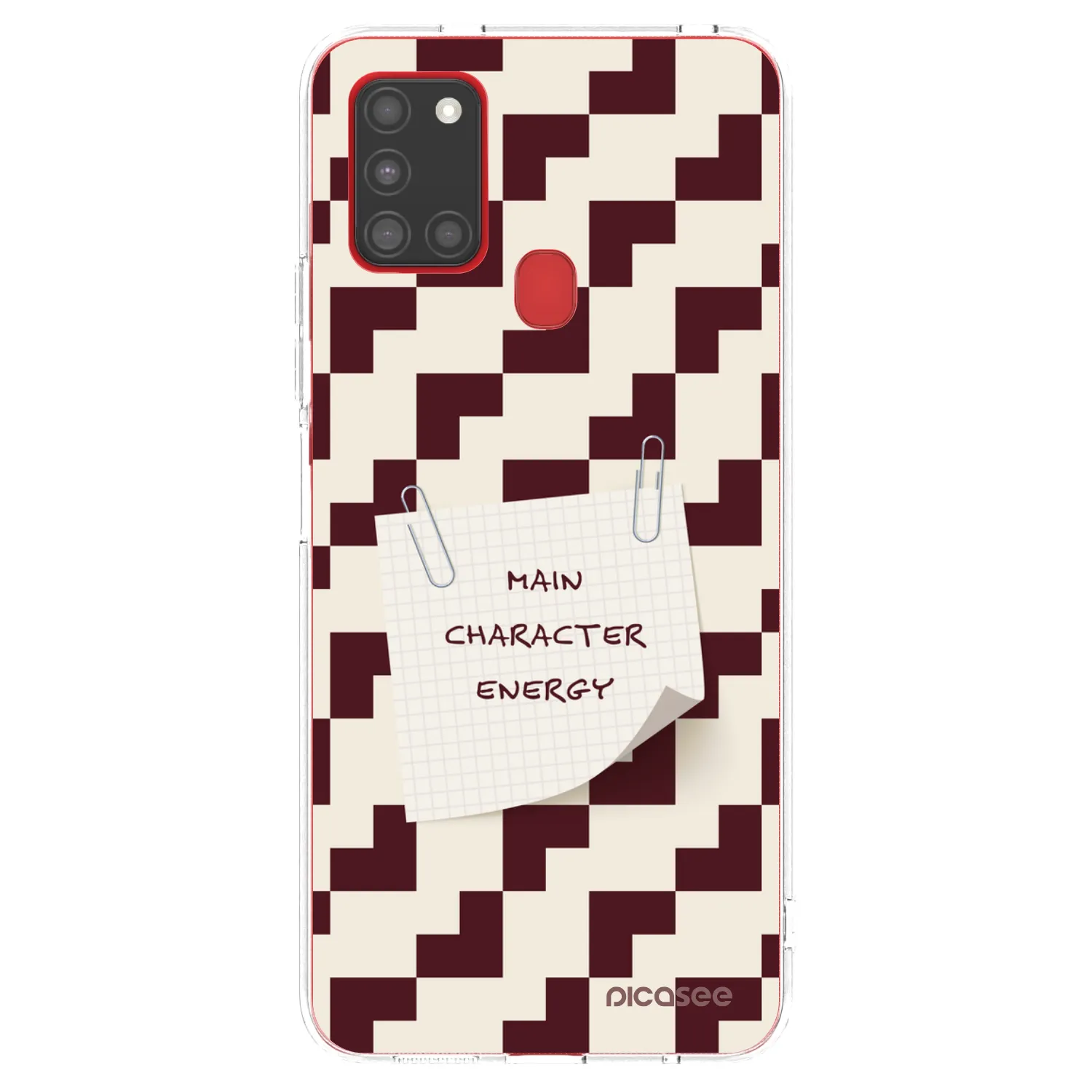 Picasee silikonski prozorni ovitek za Samsung Galaxy A21s - Lead Role