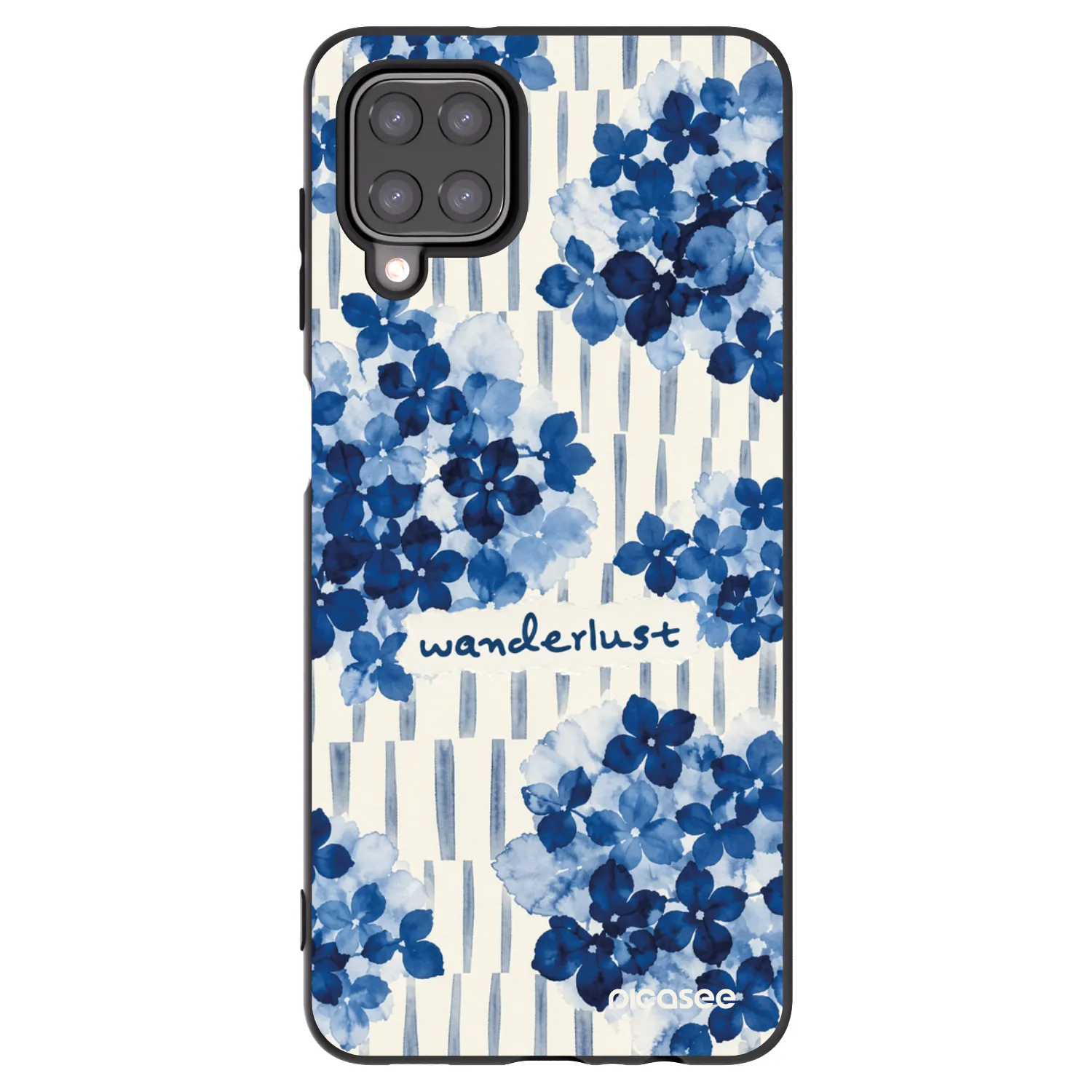 Picasee silikonski črni ovitek za Samsung Galaxy A12 A125F - Azorea