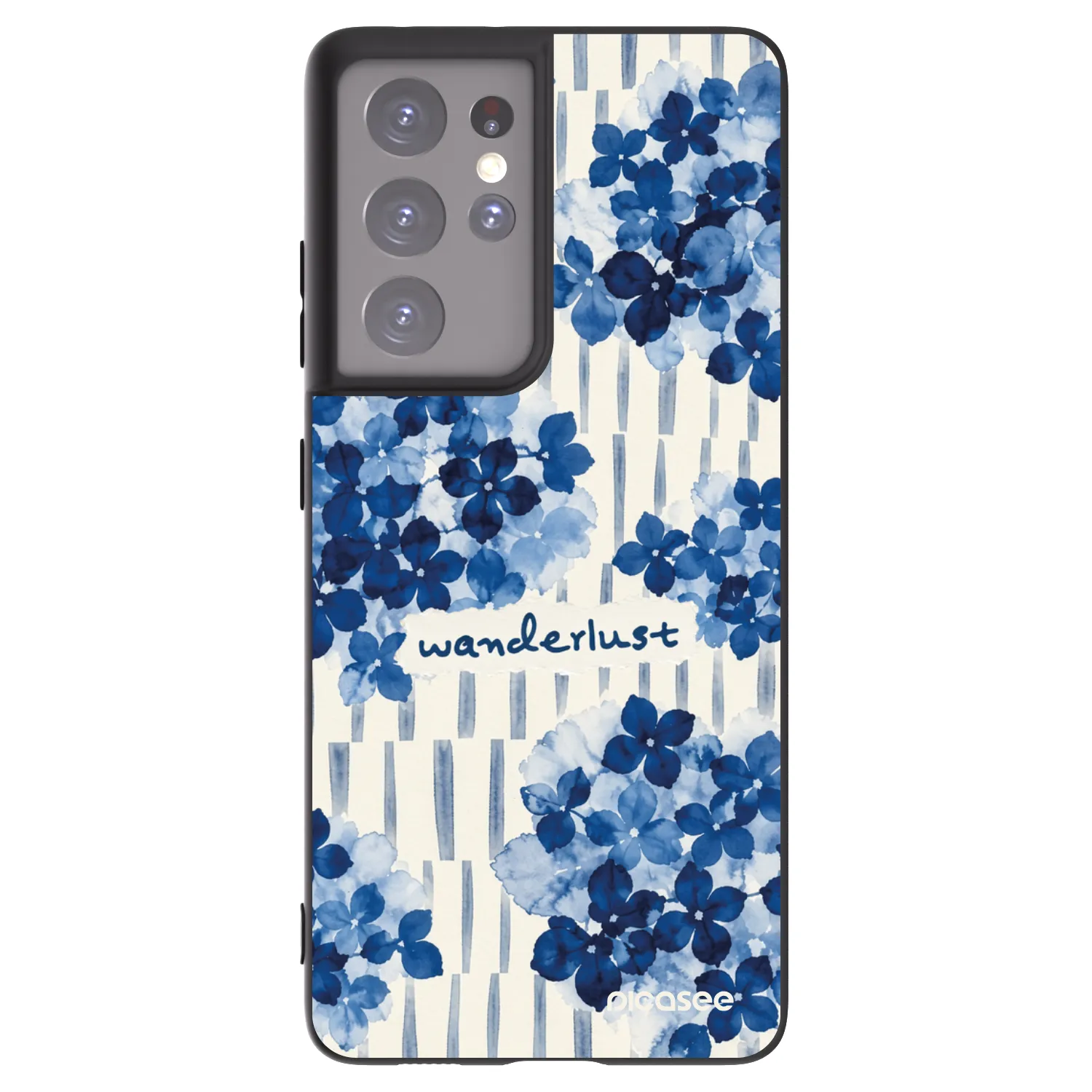 Picasee silikonski črni ovitek za Samsung Galaxy S21 Ultra 5G G998B - Azorea