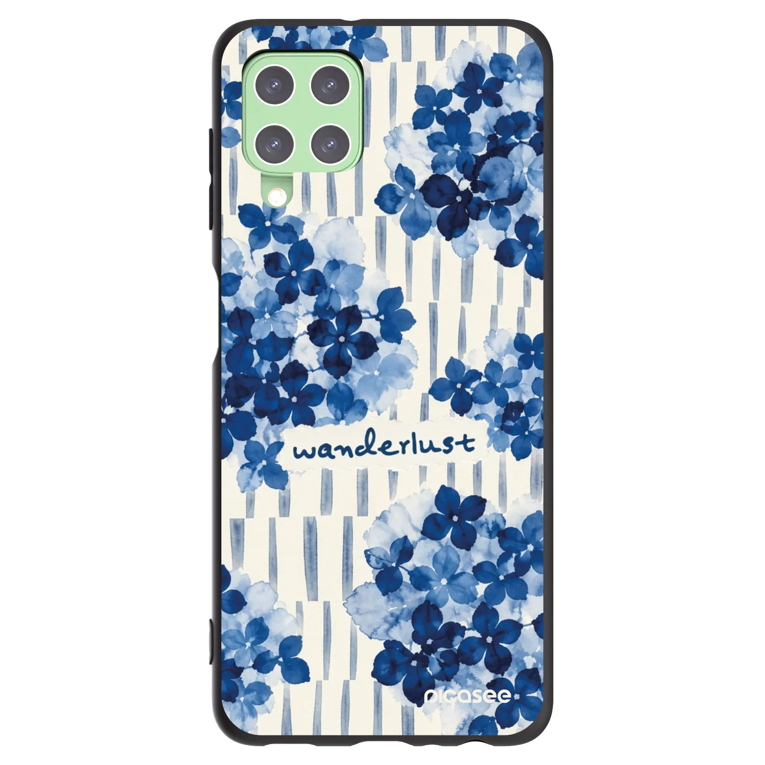 Picasee silikonski črni ovitek za Samsung Galaxy A22 A225F 4G - Azorea