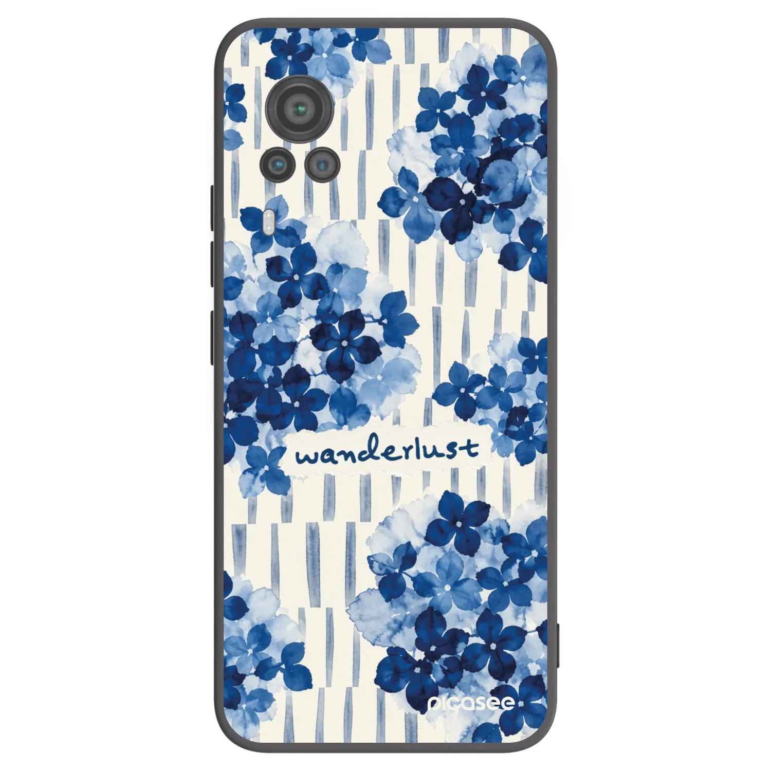 Picasee silikonski črni ovitek za Vivo X60 Pro 5G - Azorea