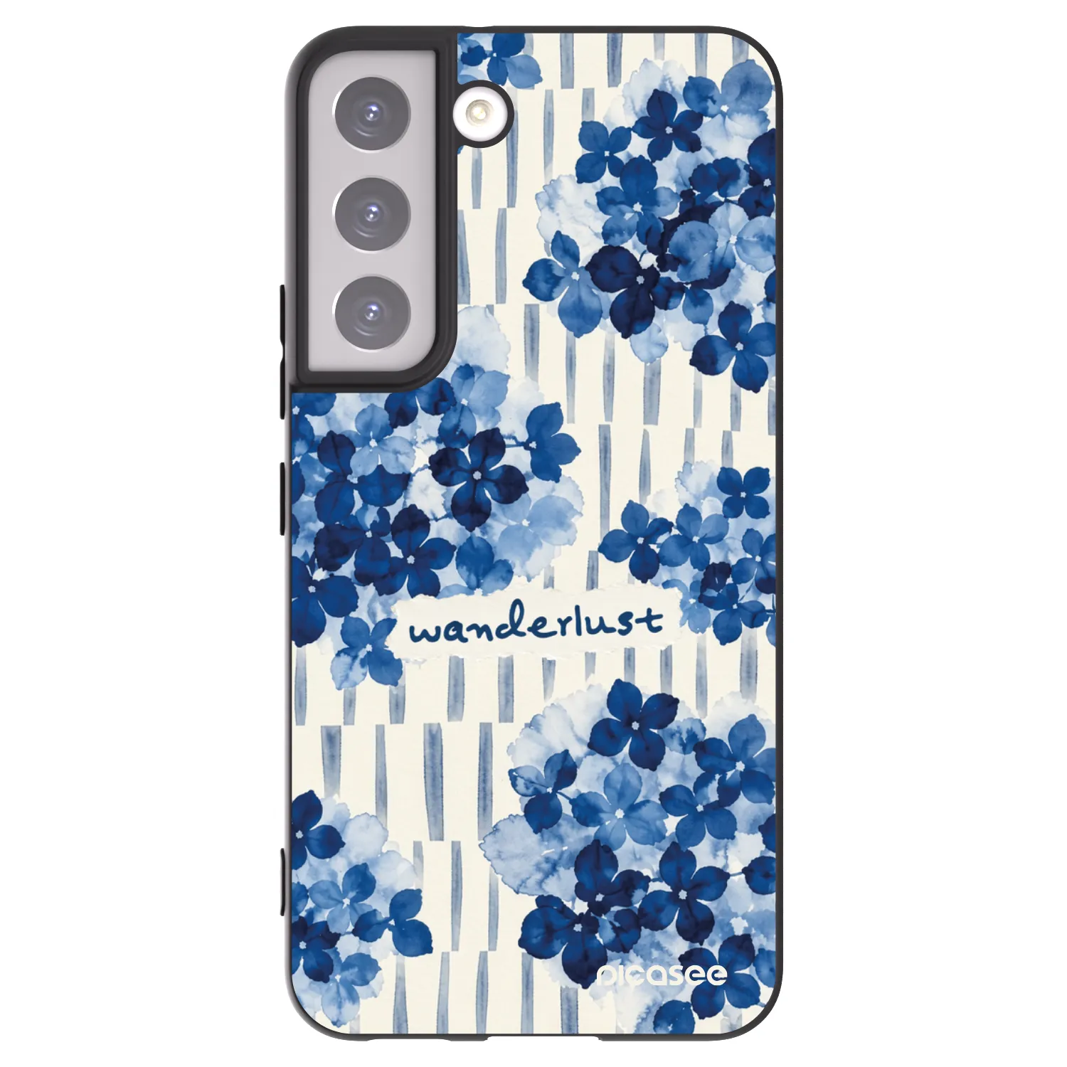 Picasee silikonski črni ovitek za Samsung Galaxy S22 5G - Azorea