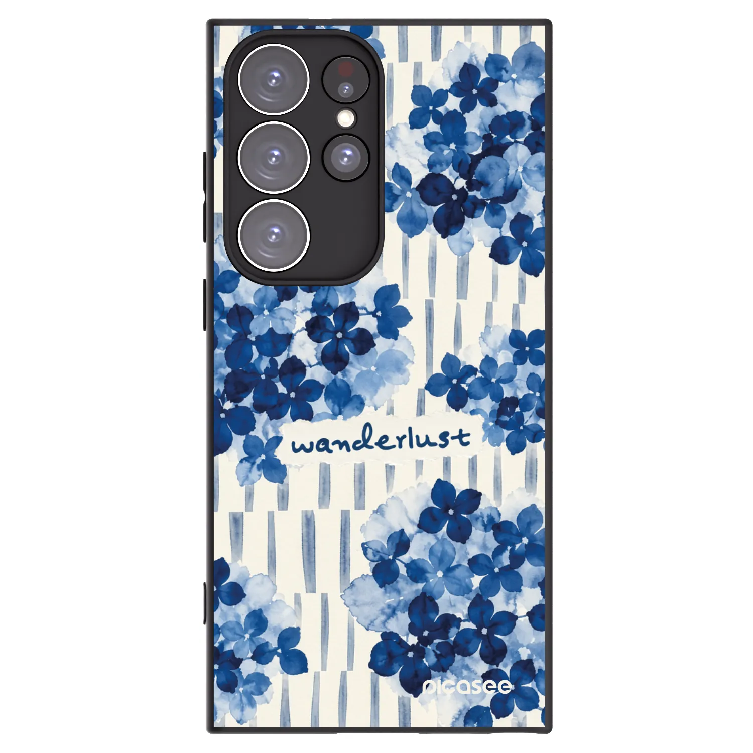 Picasee silikonski črni ovitek za Samsung Galaxy S23 Ultra 5G - Azorea